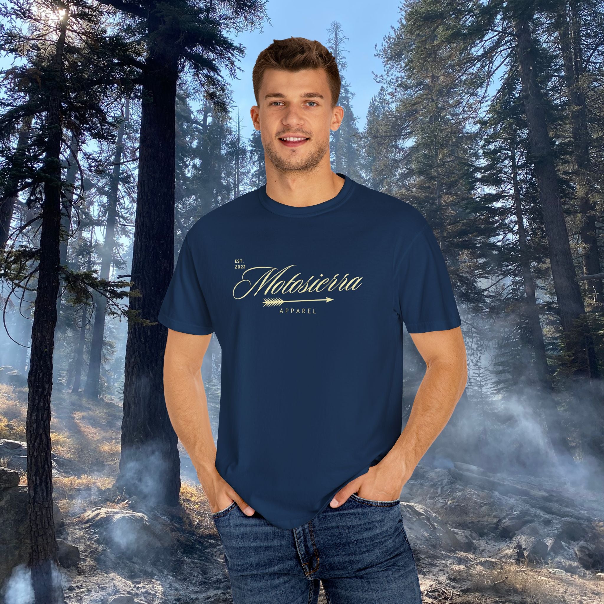 Script Logo Unisex Garment-Dyed T-shirt