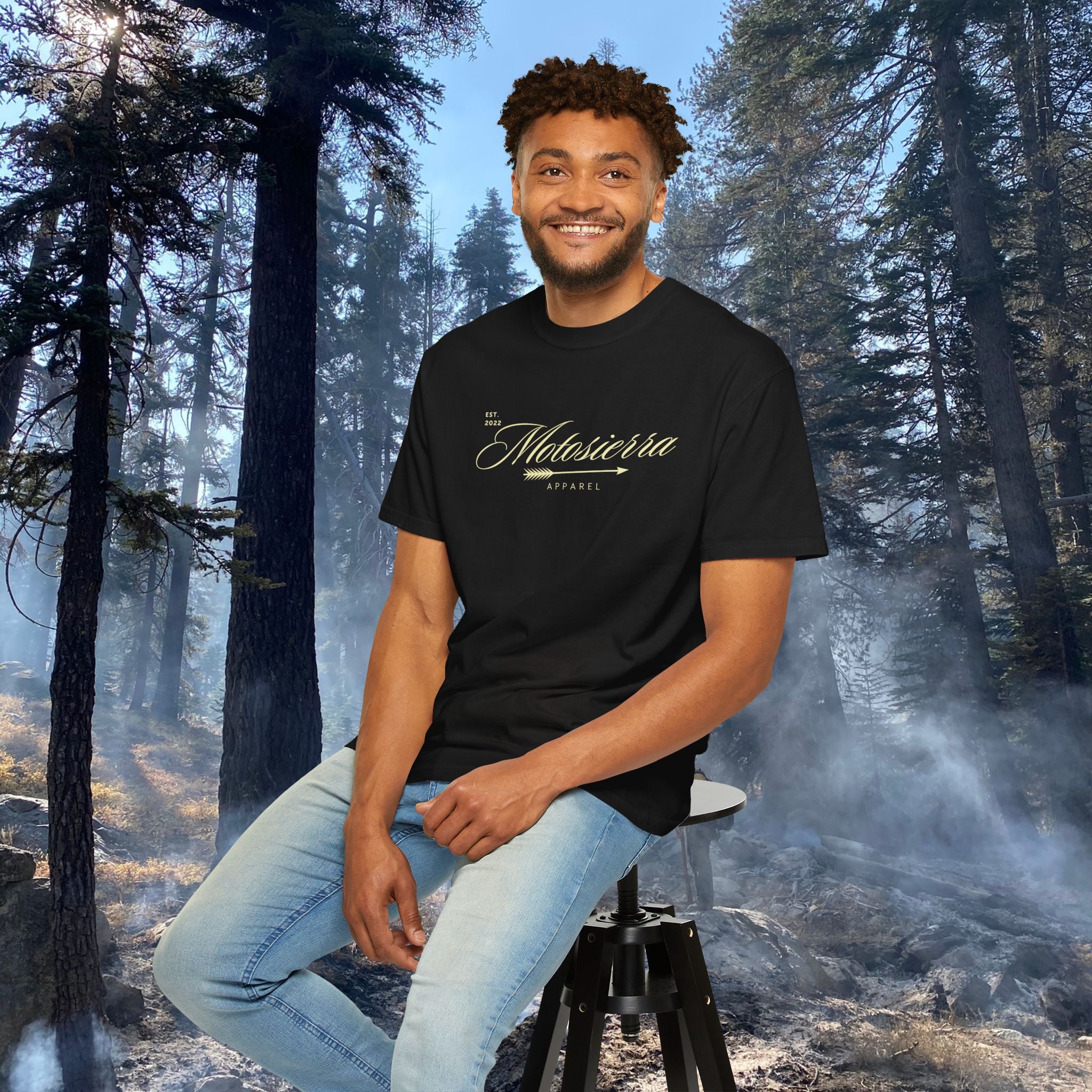 Script Logo Unisex Garment-Dyed T-shirt