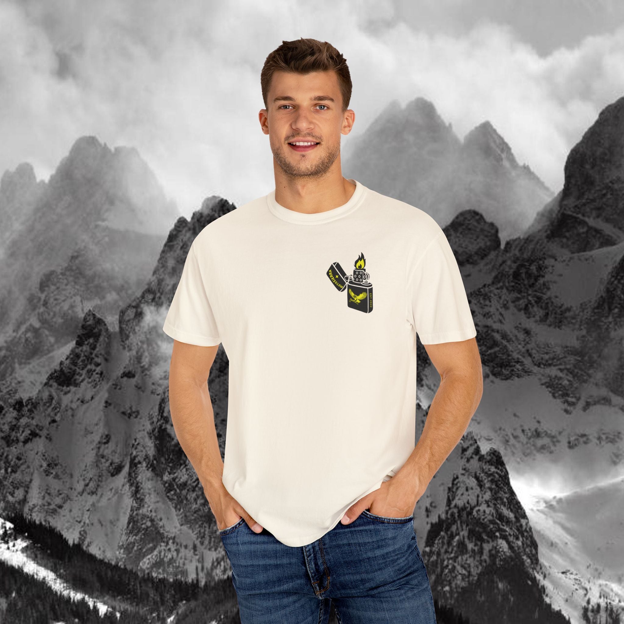Flint Unisex Garment-Dyed T-shirt