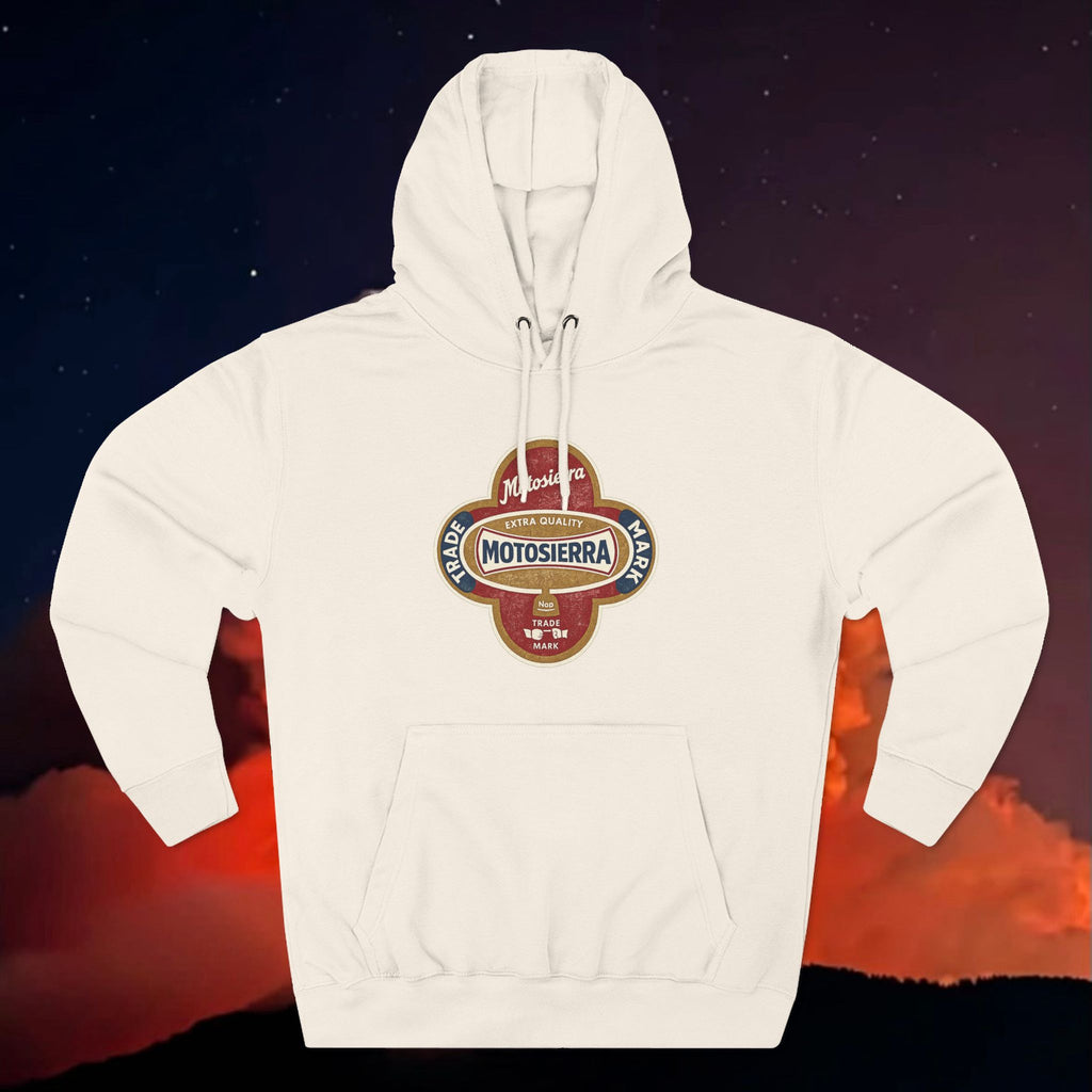Vintage Three-Panel Fleece Hoodie