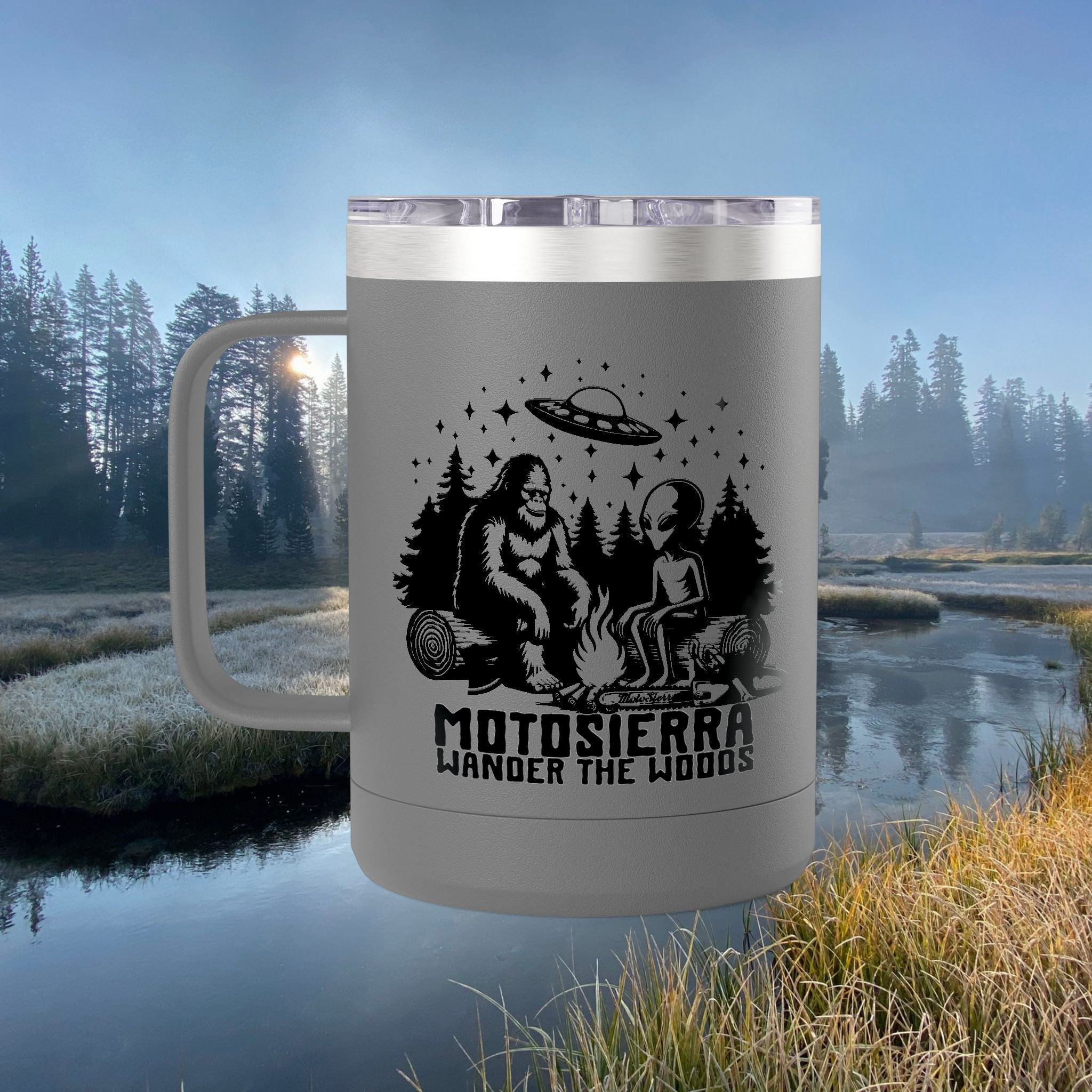Just Us Bros Camping Coffee Mug | Adventure Mug | Outdoor Tumbler