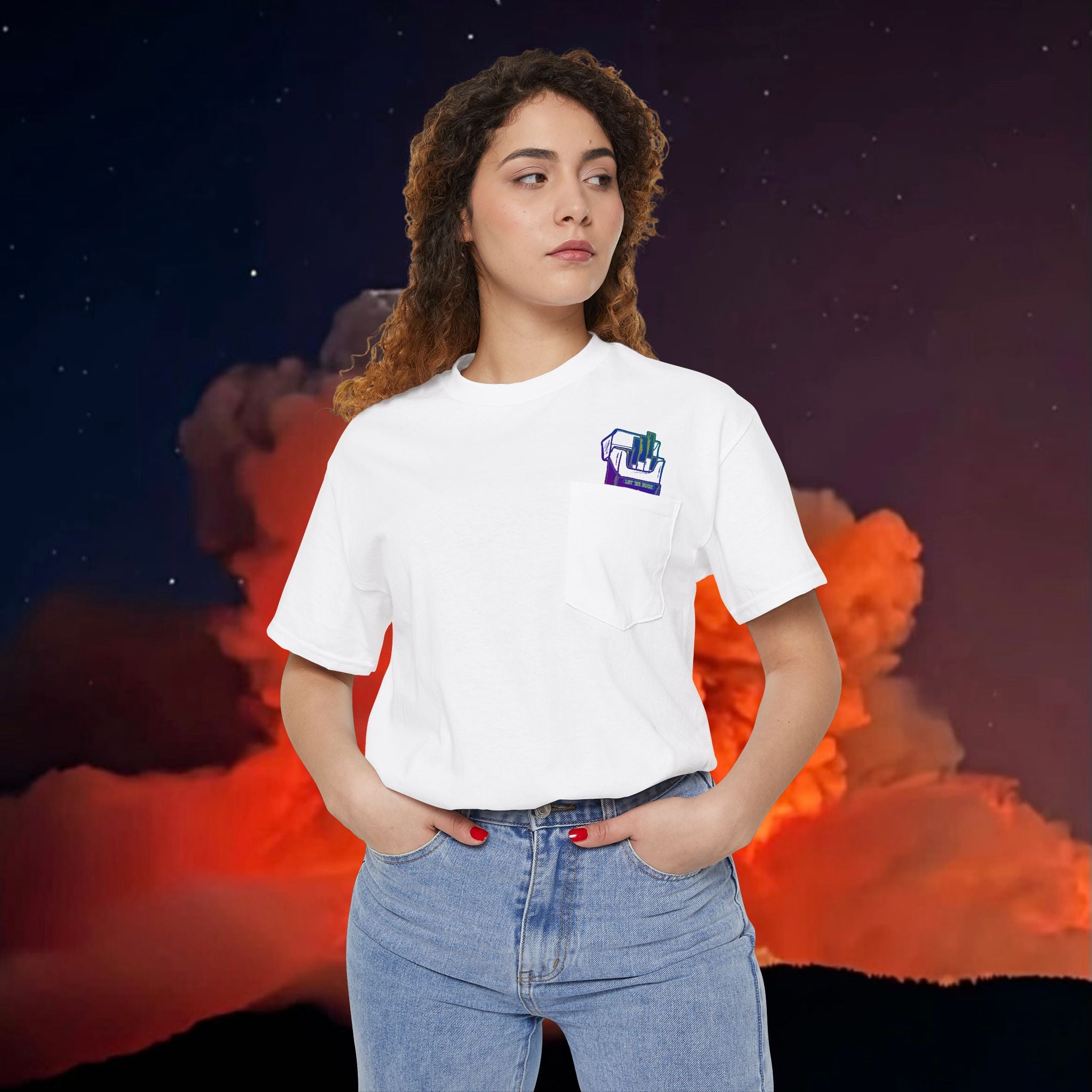 Smokes Unisex Heavy Cotton Pocket Tee