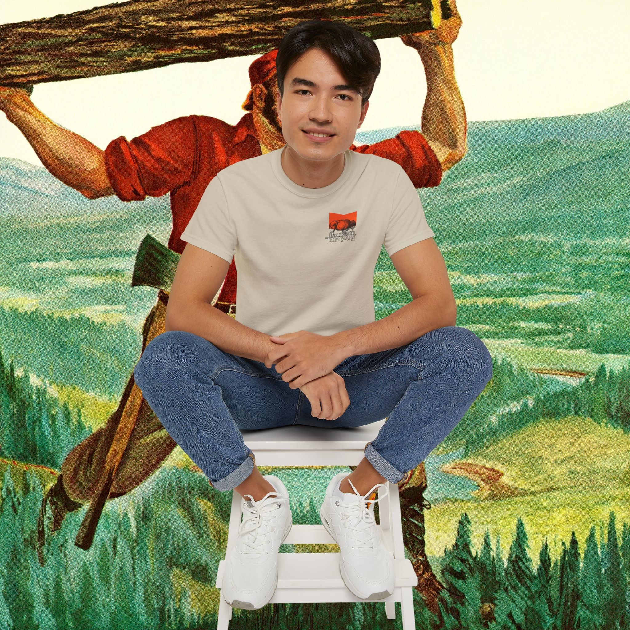 EUROPE ONLY Bison Unisex Ultra Cotton Tee