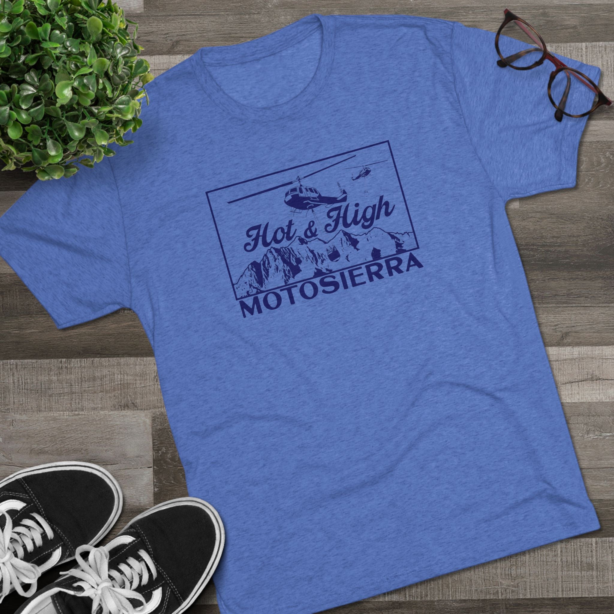 Hot & High Unisex Tri-Blend Crew Tee
