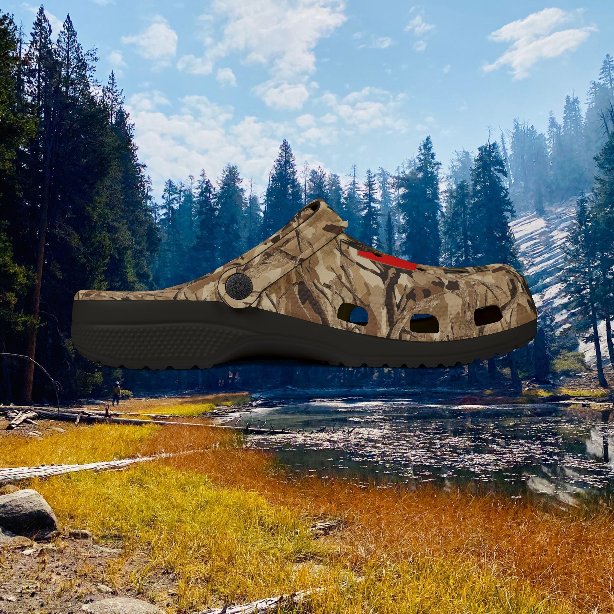 Desert Pattern Kestrel Logo Camo Foam Rubber Shoes