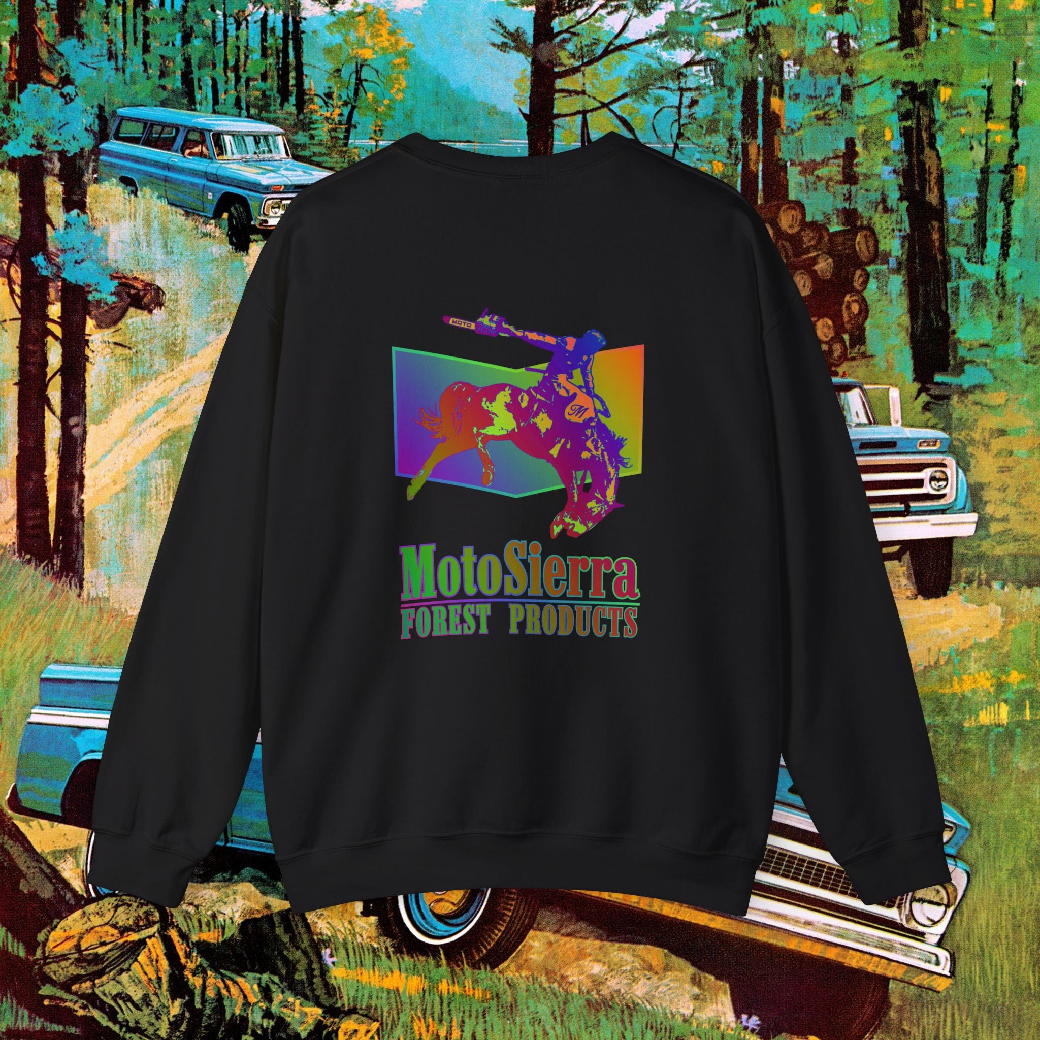 Australia Neon Cowboy Unisex Heavy Blend™ Crewneck Sweatshirt