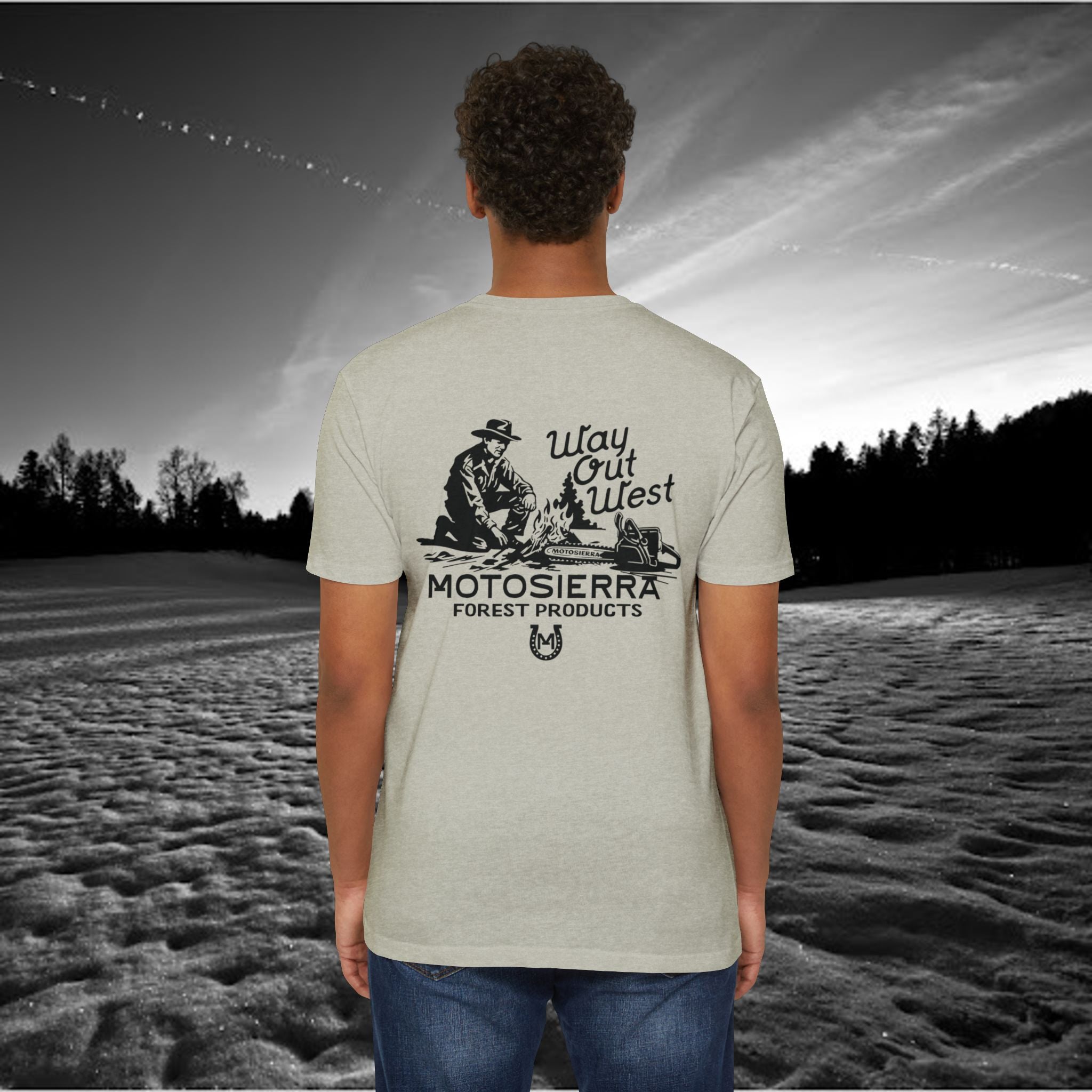 Way Out West Unisex CVC Jersey T-shirt
