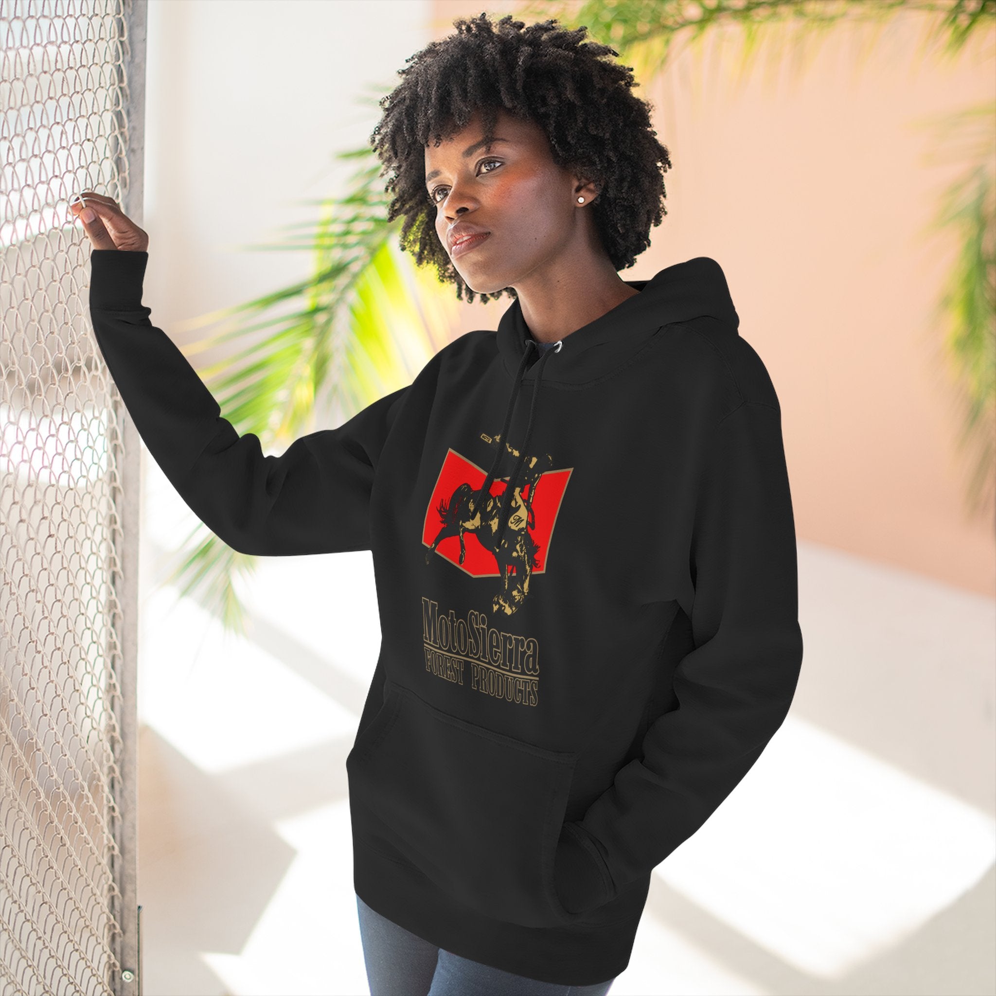 MotoSierra Forest Products Cowboy Hoodie, Comfortable Fleece Sweatshirt for Nature Lovers, Ideal for Outdoor Adventures, Gift for Forestry [...]