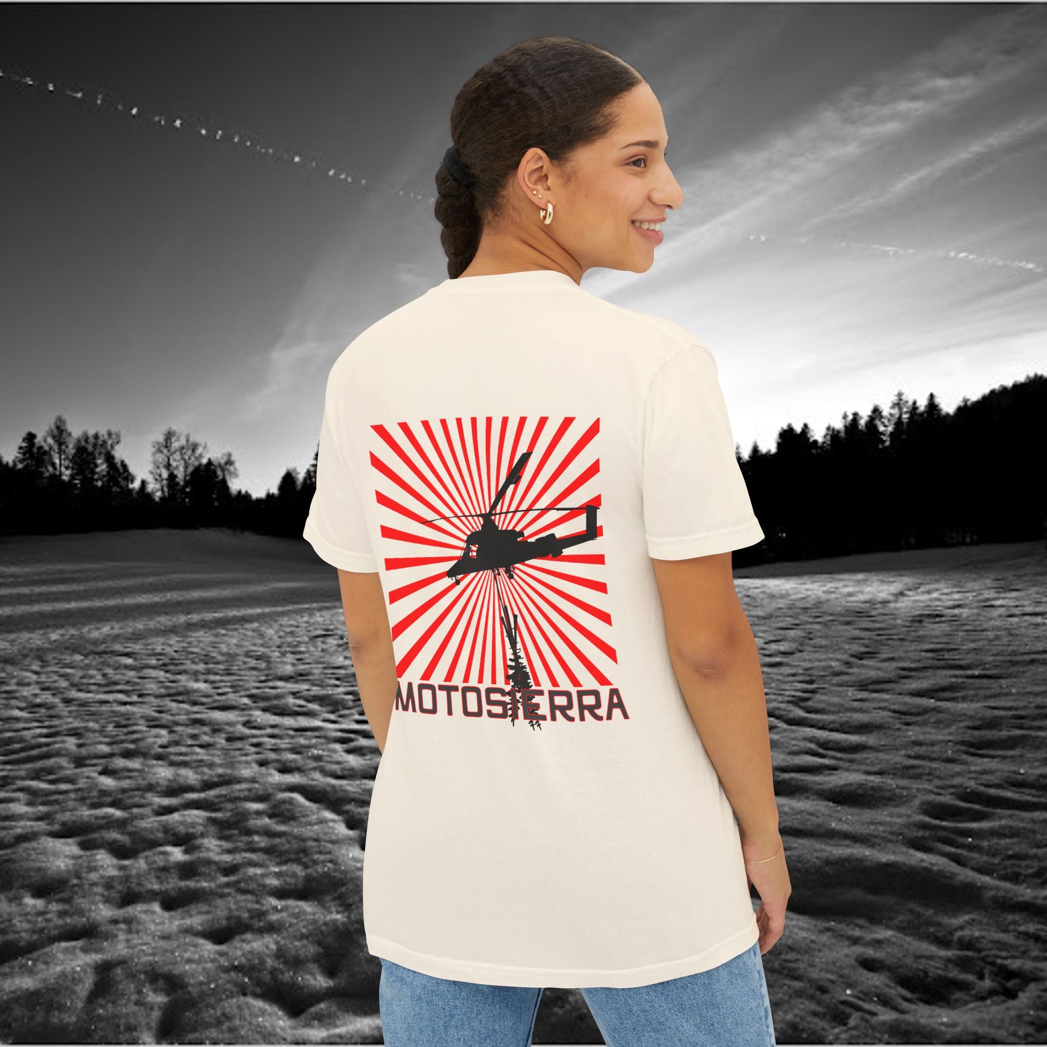 Interlocking Love Unisex Pocket T-Shirt - Premium Garment-Dyed Tee