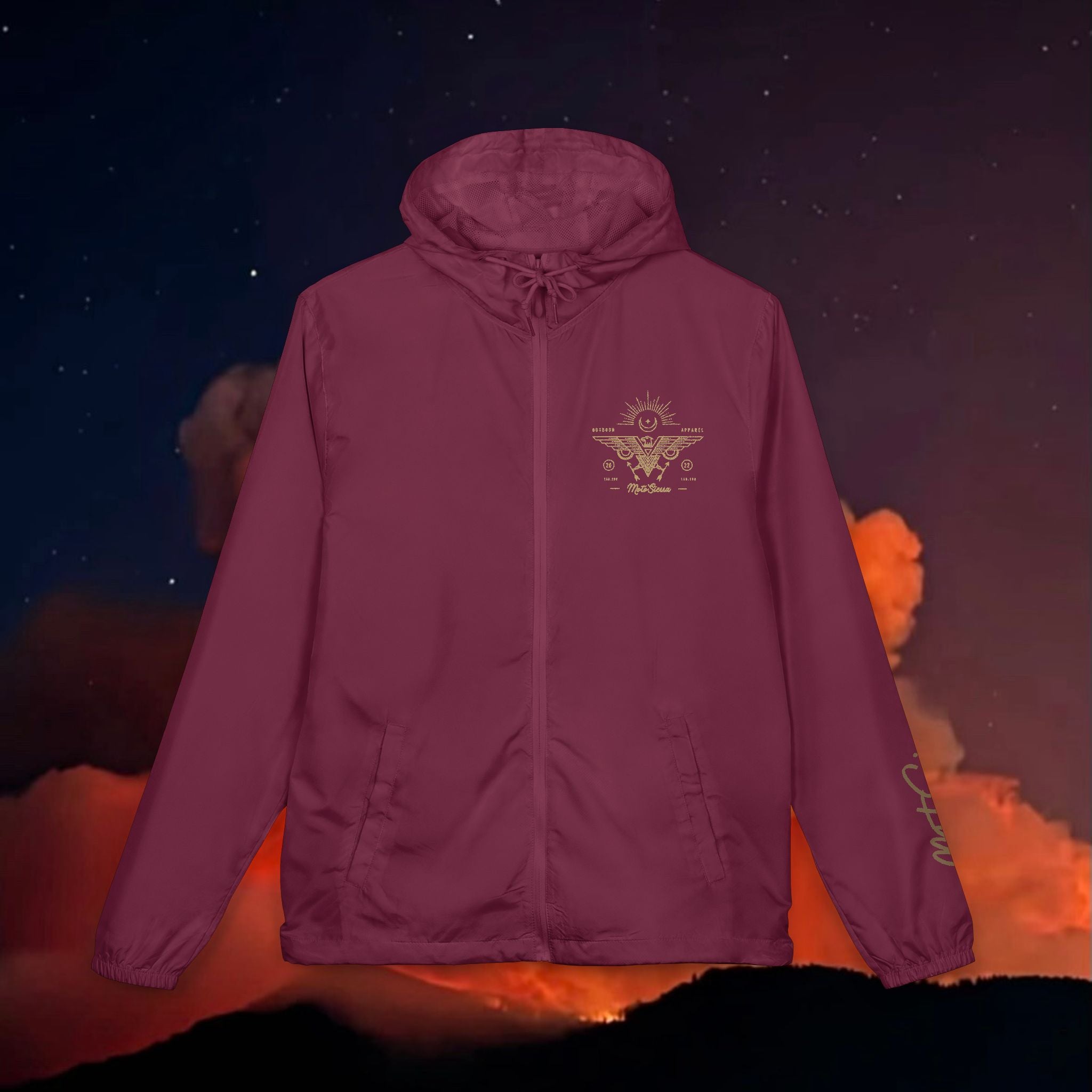 Homage Unisex Full-Zip Windbreaker Jacket