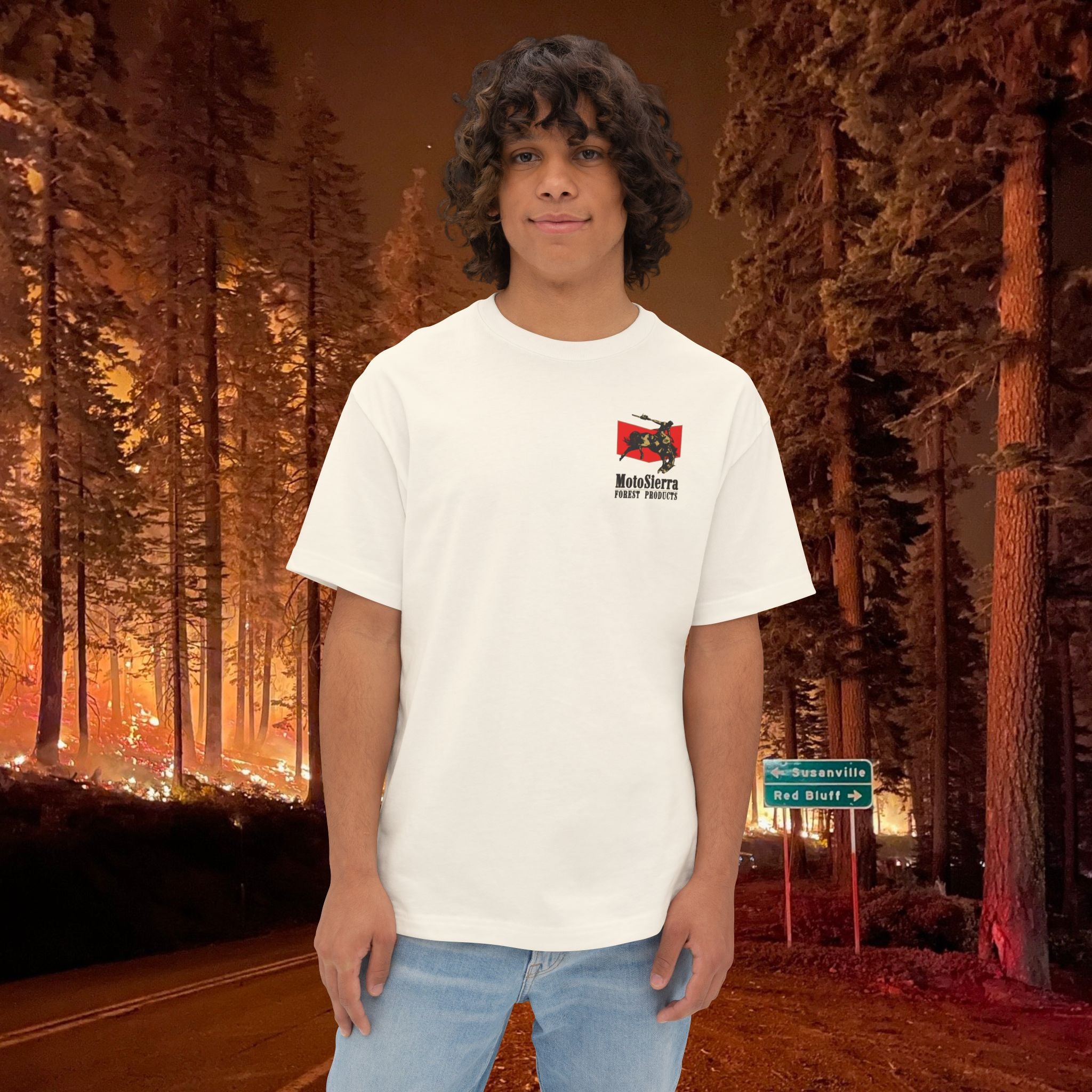 Classic Cowboy Logo Unisex Oversized Boxy Tee