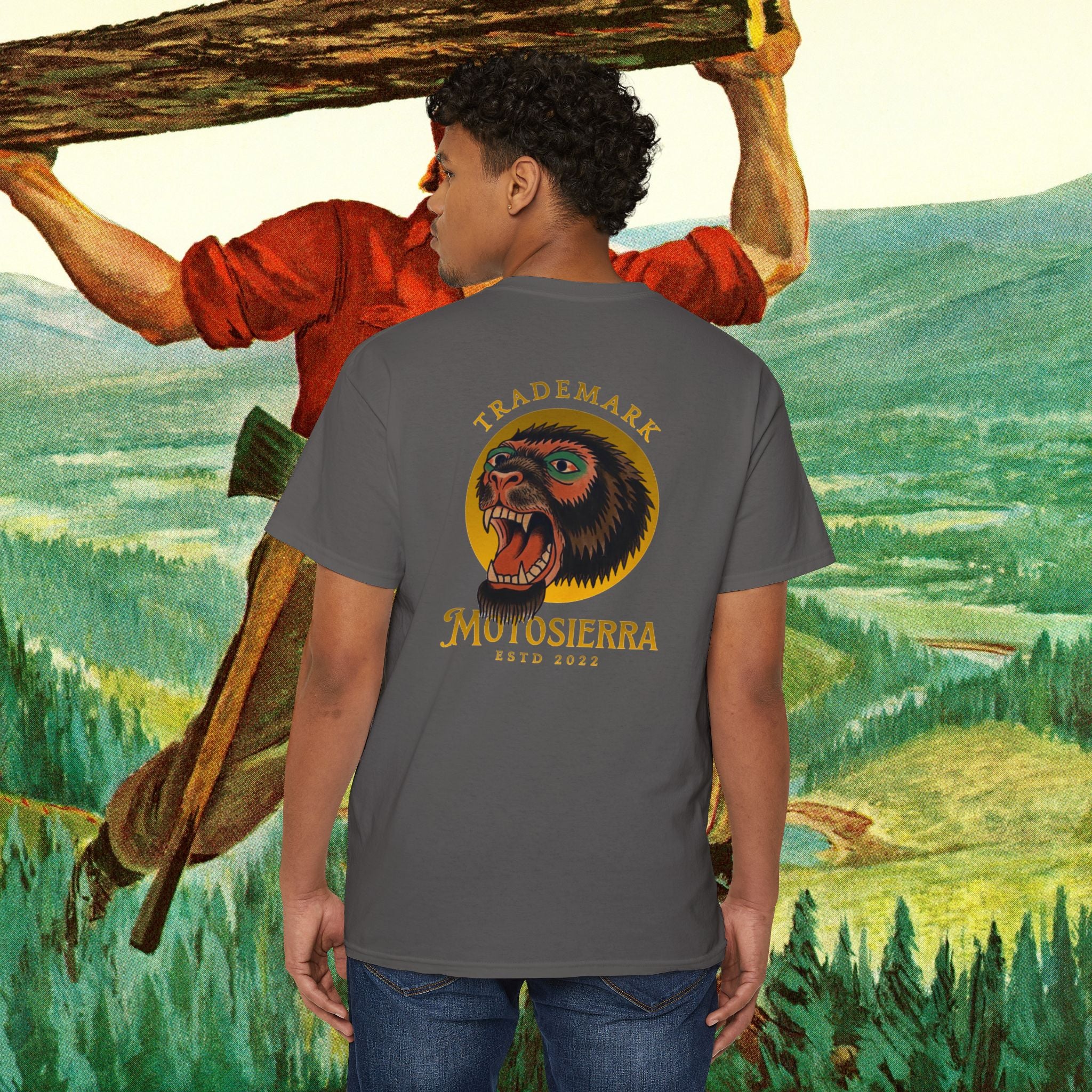 Sasquatch Unisex Heavy Cotton Pocket Tee