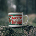 Squatch Enamel Camping Mug