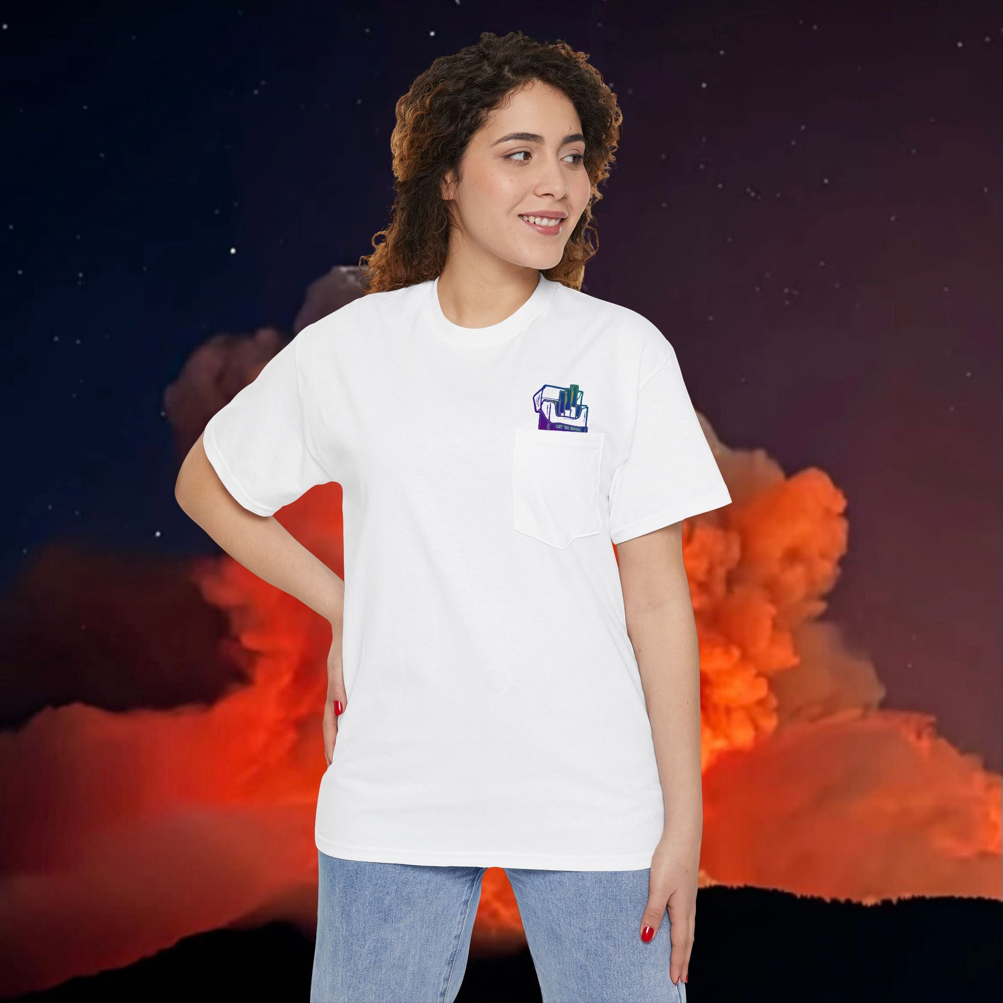 Smokes Unisex Heavy Cotton Pocket Tee