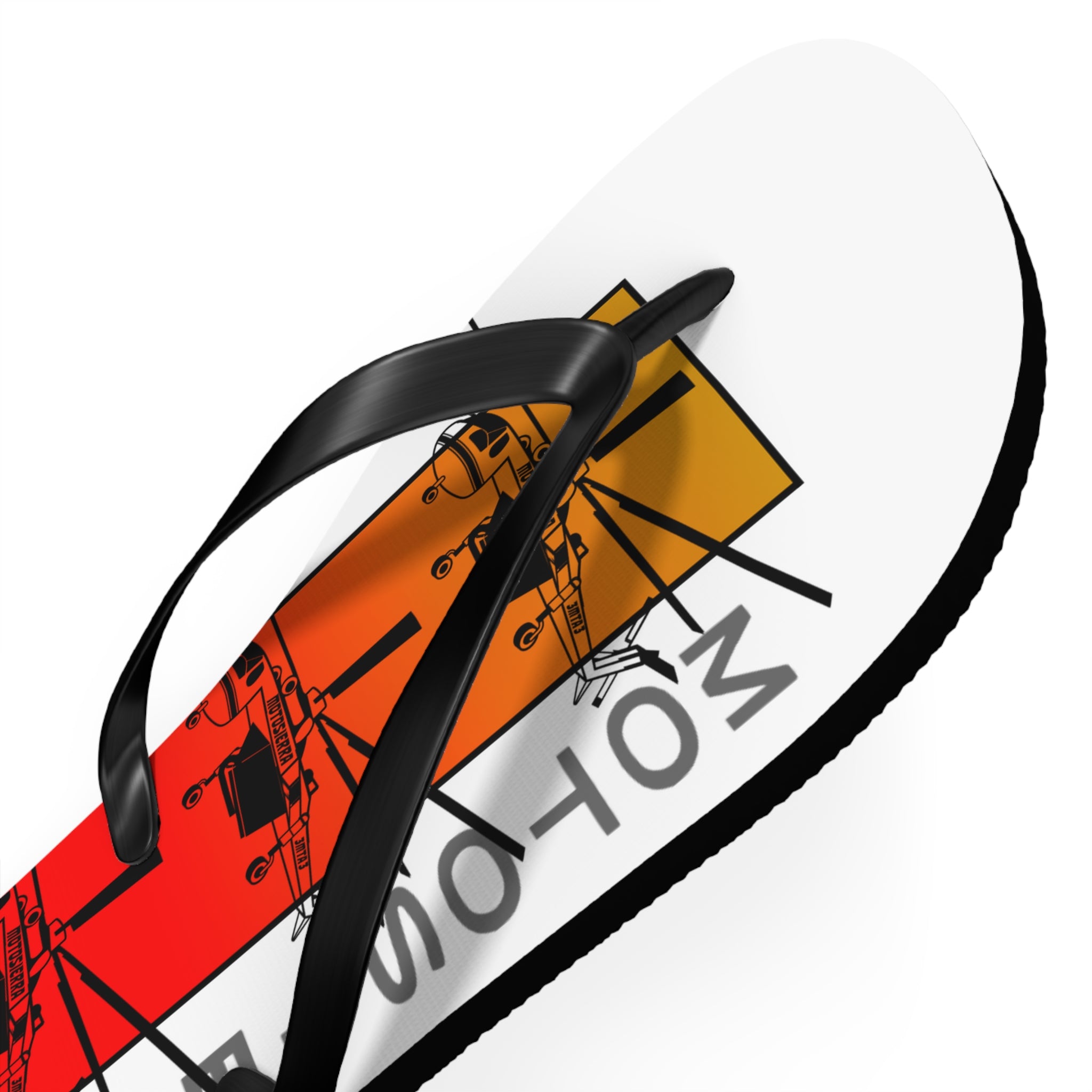 Sky Crane Red Bag Flops