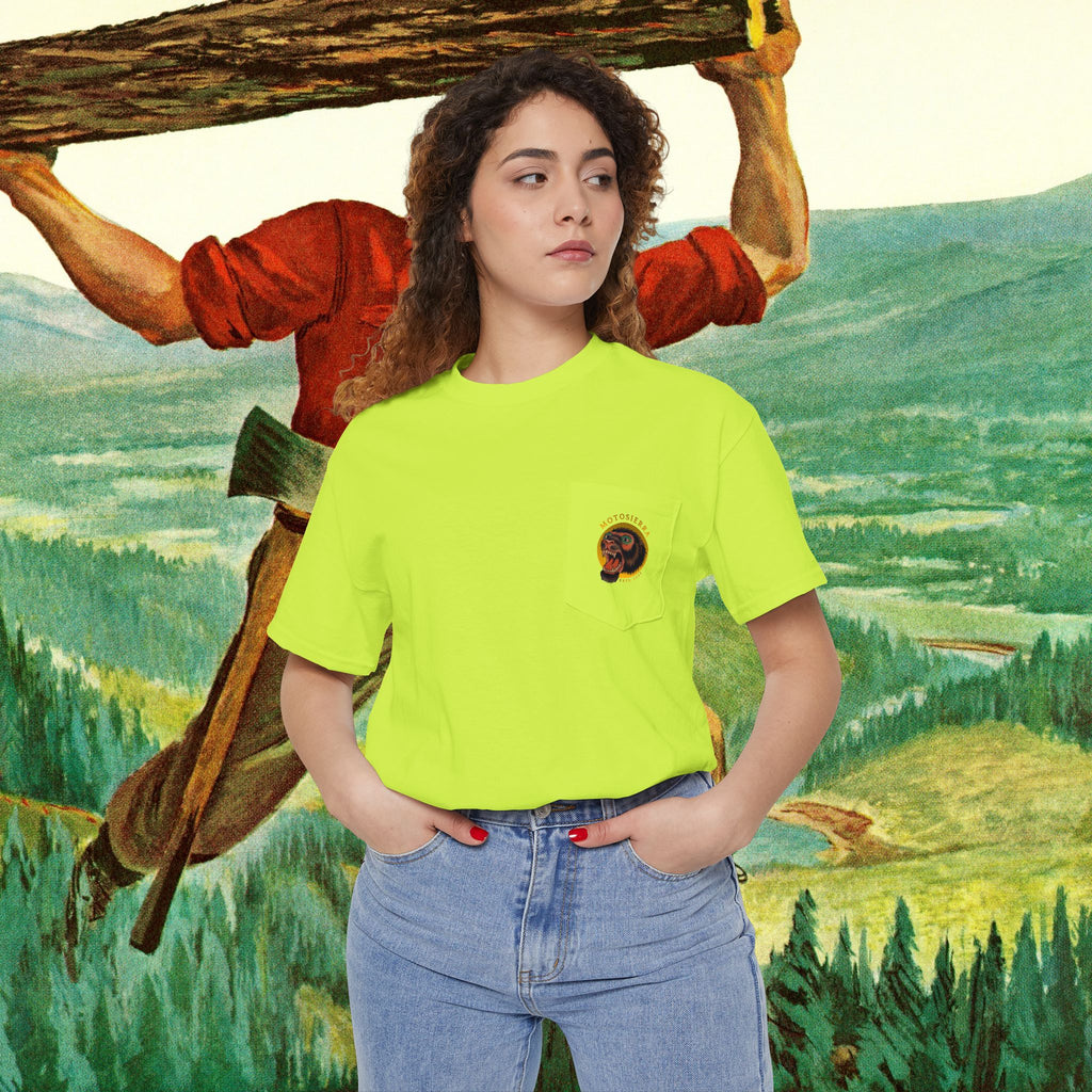 Sasquatch Unisex Heavy Cotton Pocket Tee