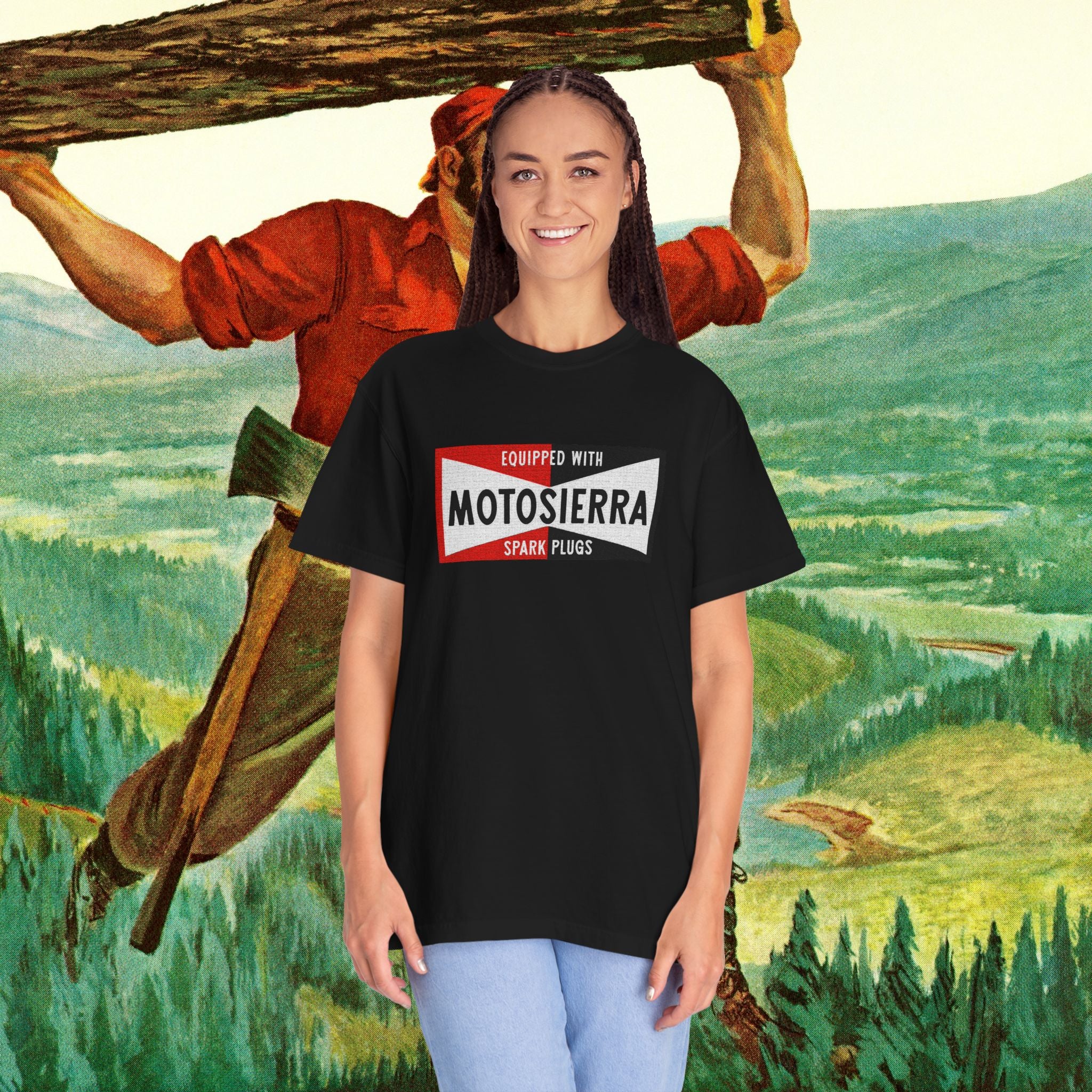 Plug Unisex Garment-Dyed T-shirt