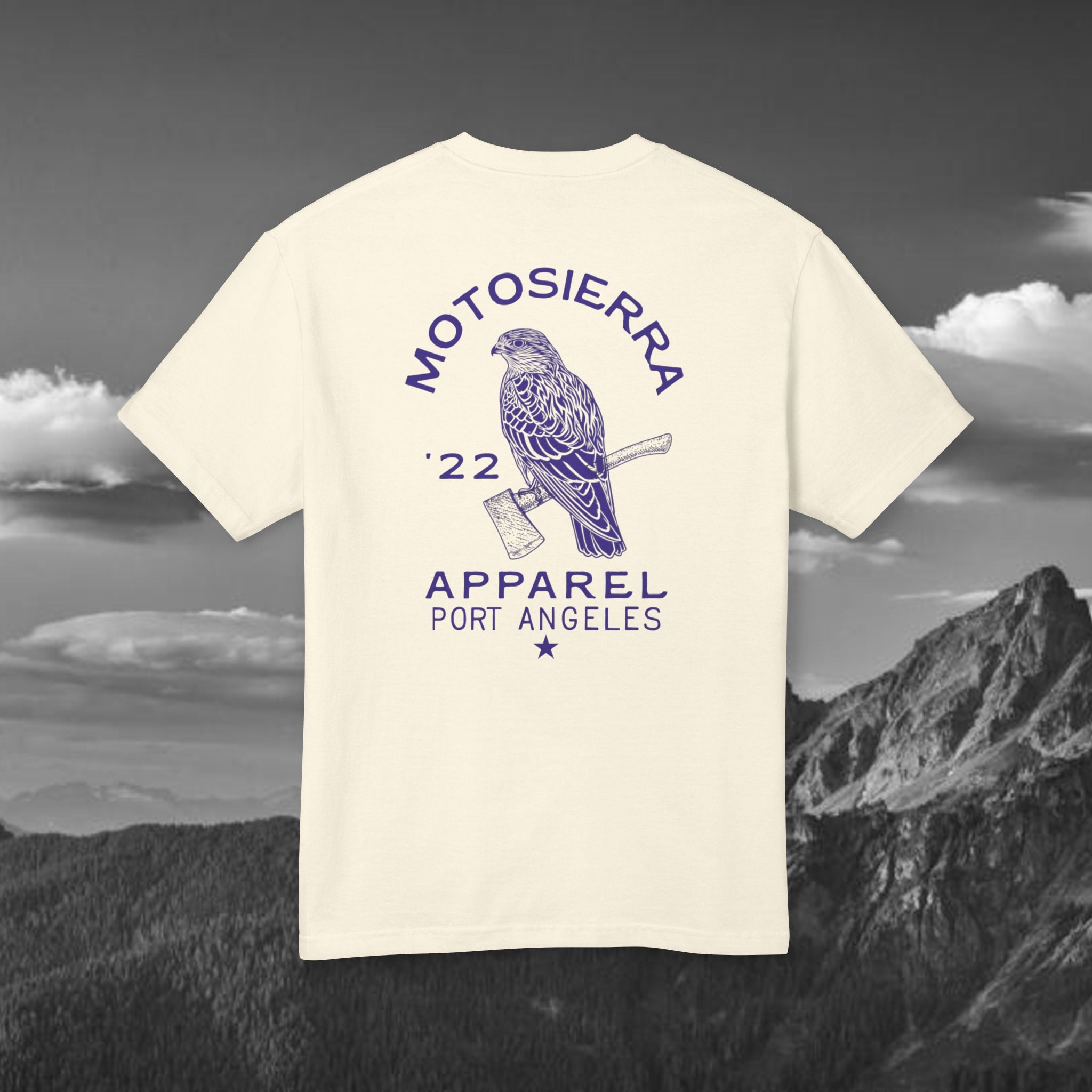 Peninsula Unisex Heavyweight Cotton T-Shirt, Hiking Gift, Outdoor Adventure Apparel, Bird Watchers Top