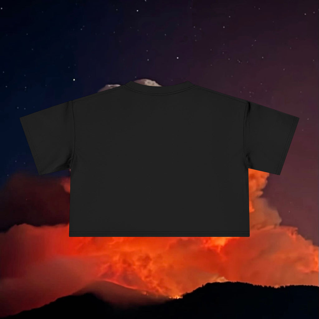 Bear Skull Women's Crop Tee