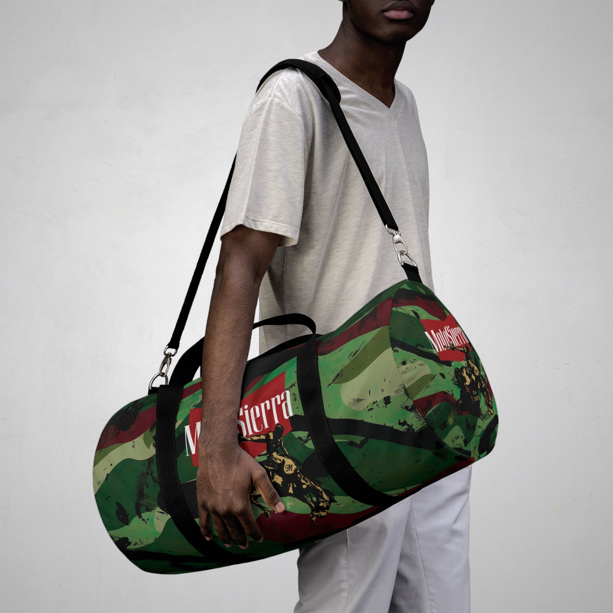 Lizard Camo Logo Duffel Bag