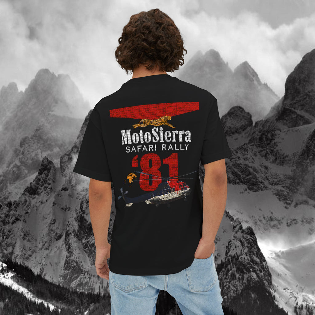 Safari Rally Logo Unisex Oversized Boxy Tee