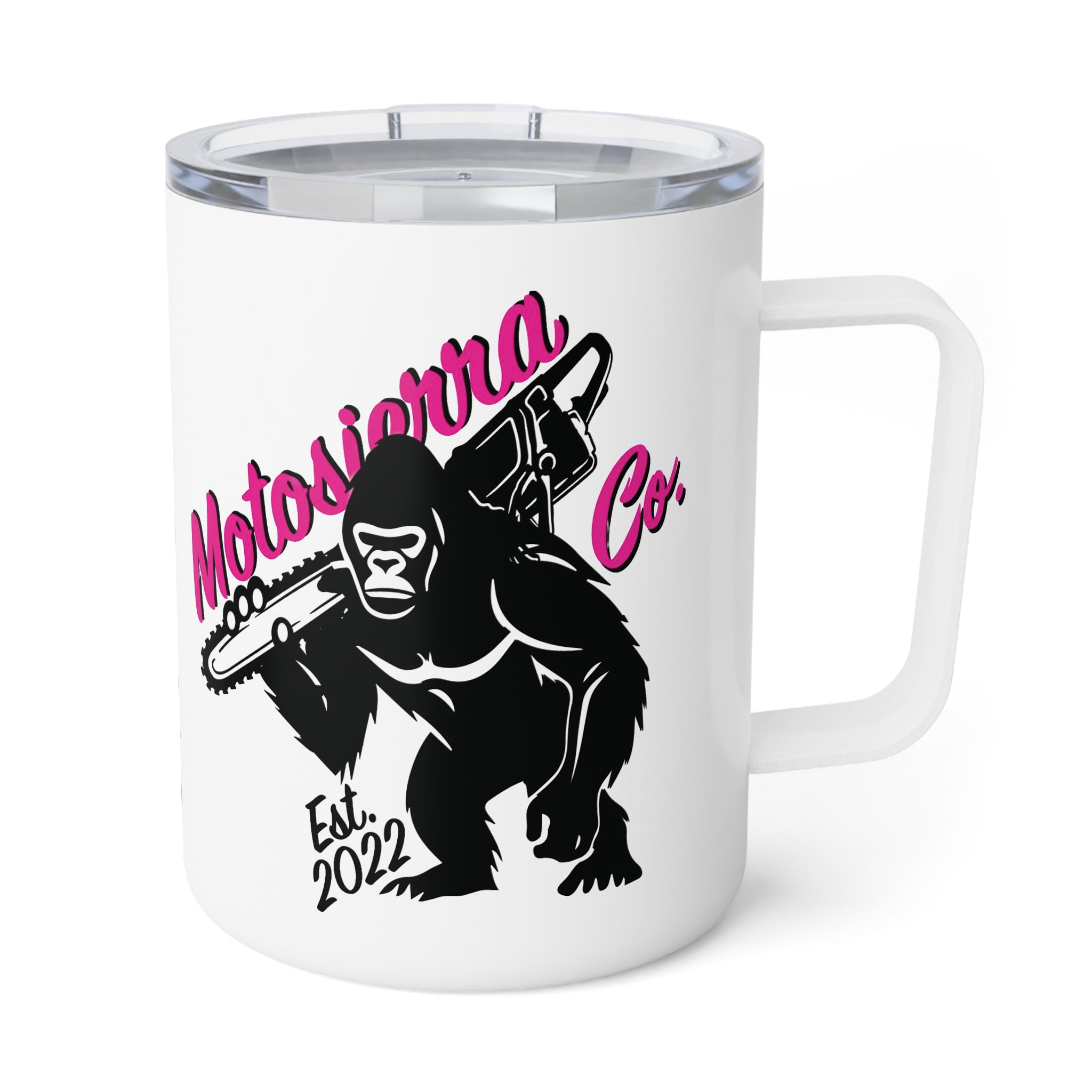 Gorilla Insulated Coffee Mug, Perfect for Outdoor Enthusiasts, Travel Mug, Gift for Him, Camping Coffee Cup, Adventure Drinkware
