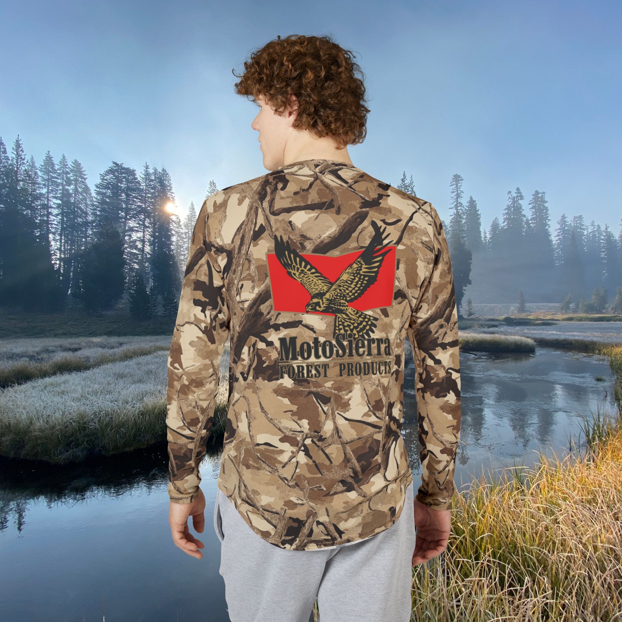 Kestrel Outdoor Camouflage UV Protection Shirt, Perfect for Camping, Fishing, Hiking, and Sun Protection