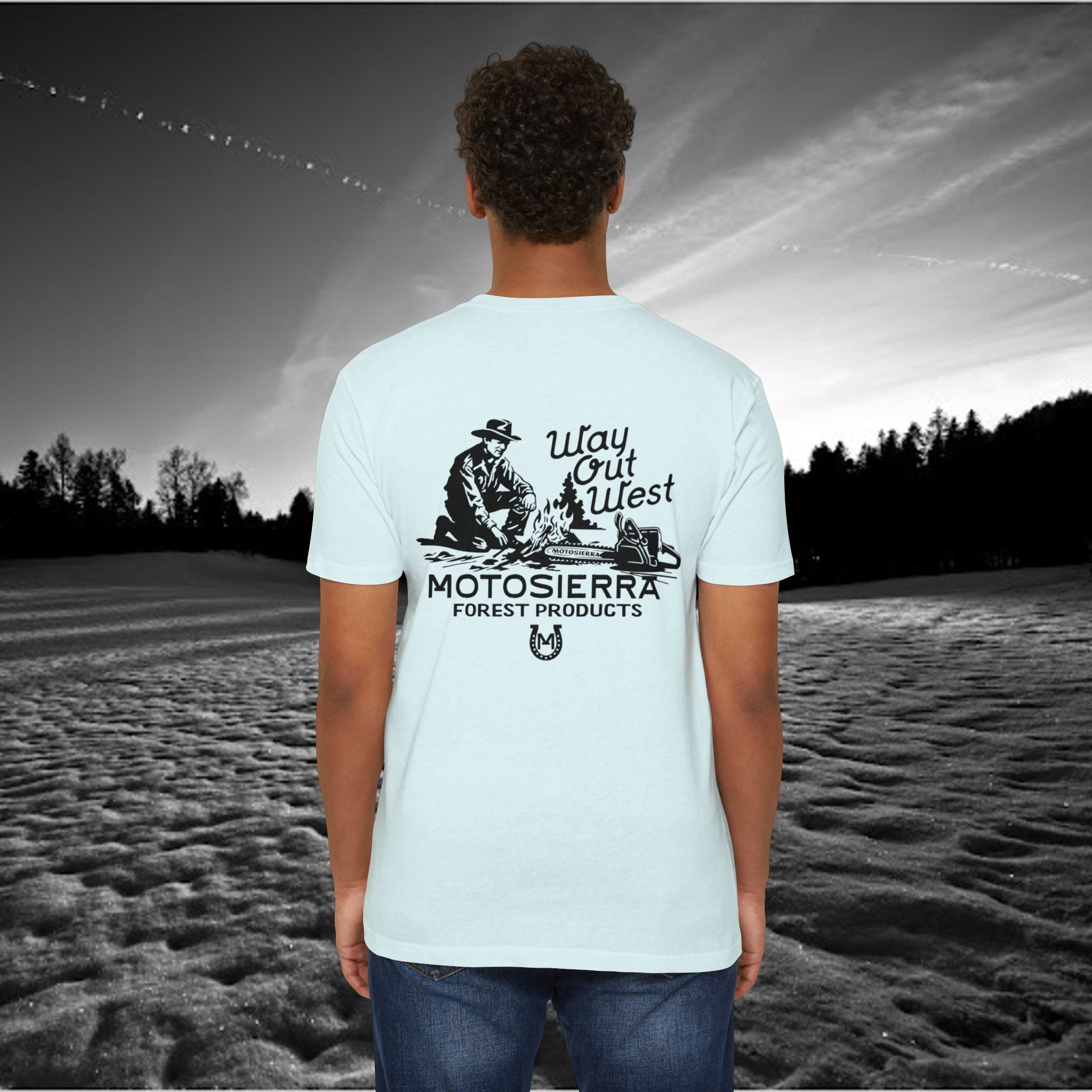 Way Out West Unisex CVC Jersey T-shirt