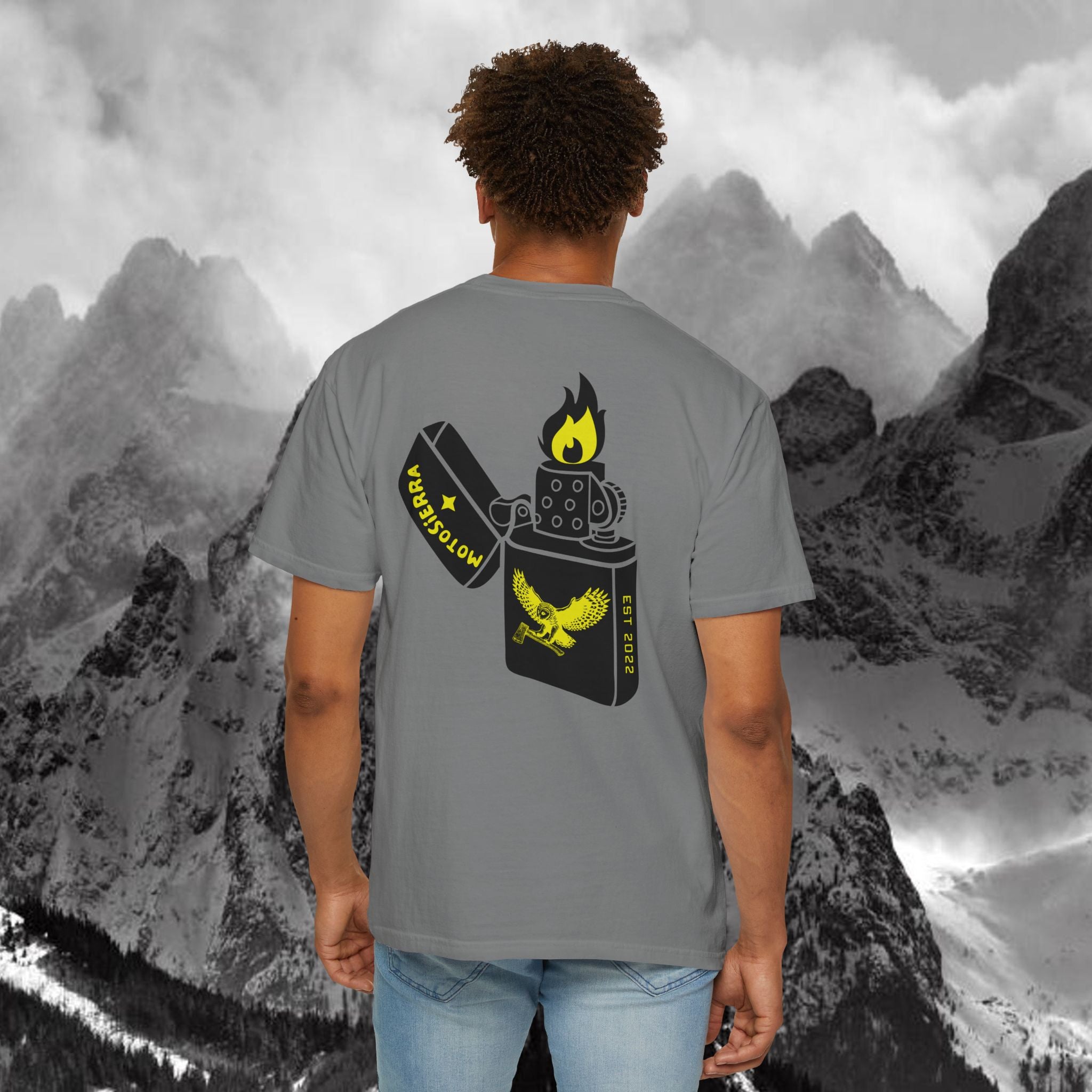 Flint Unisex Garment-Dyed T-shirt