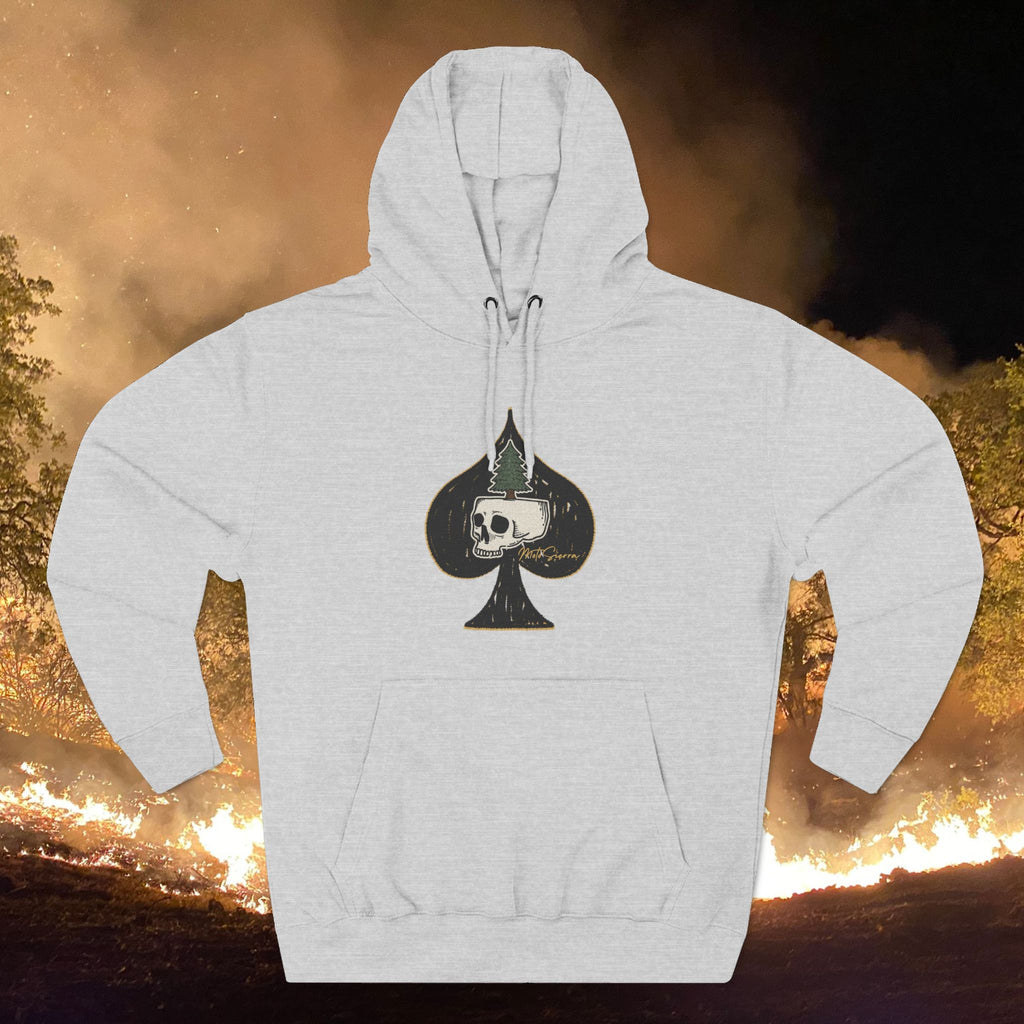 Ace of Spades Three-Panel Fleece Hoodie