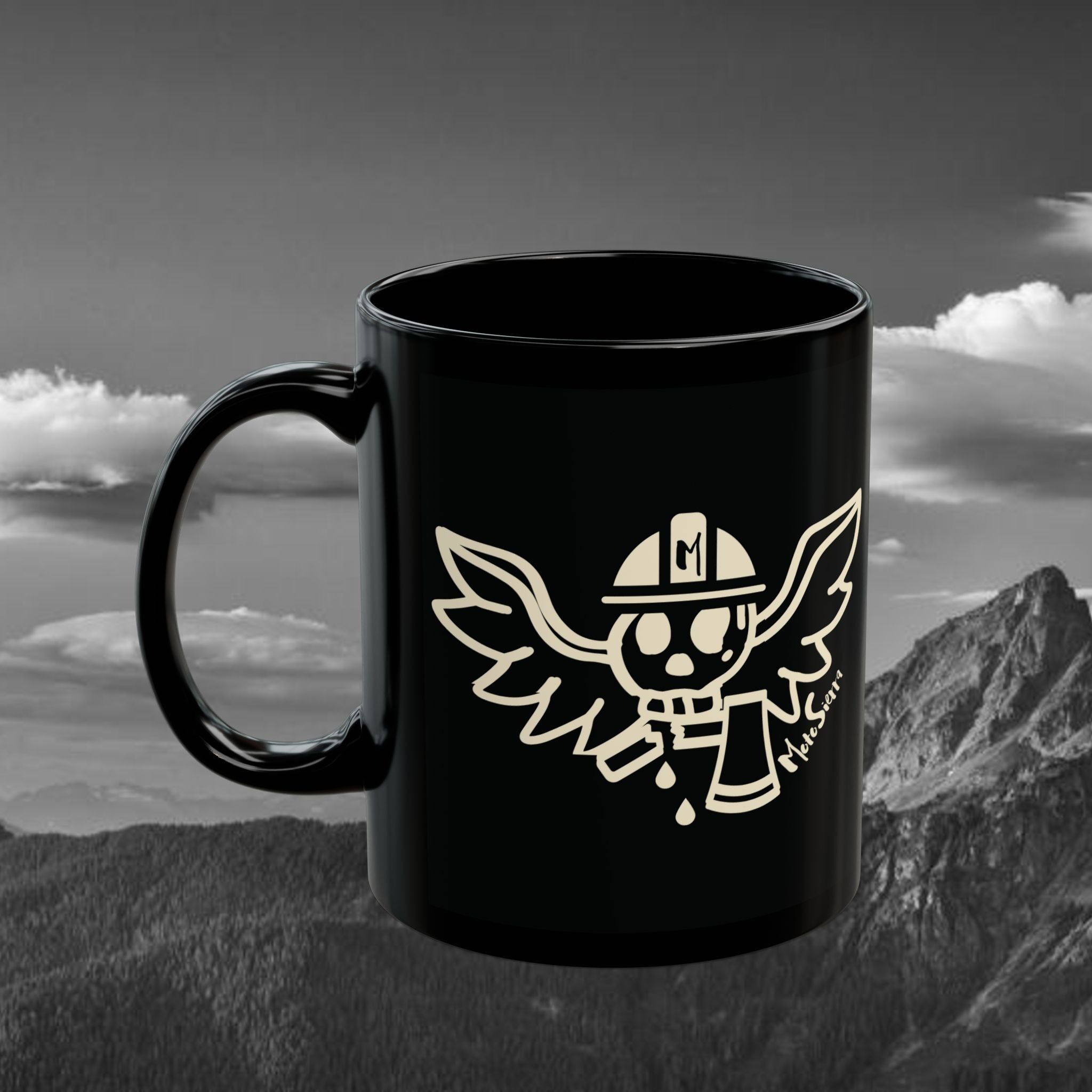 Les Halles Black Mug (11oz)