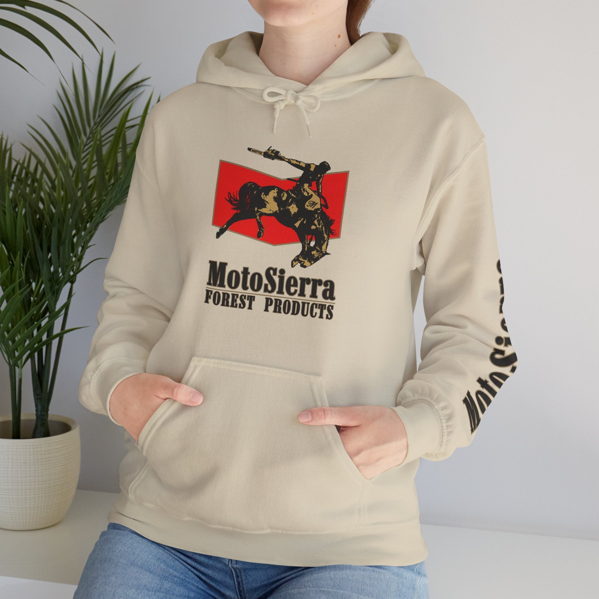Moto Cowboy Heavy Blend Hoodie