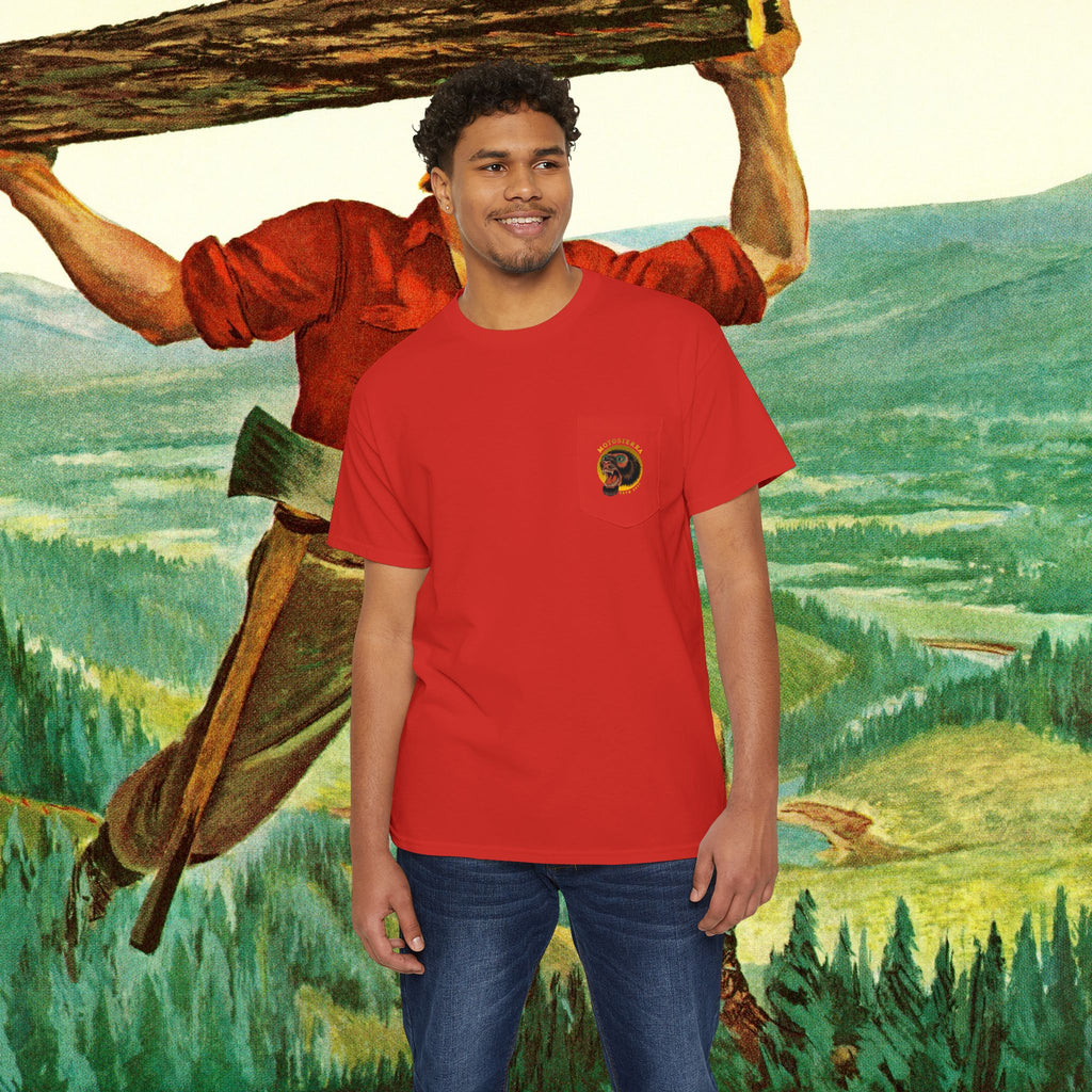 Sasquatch Unisex Heavy Cotton Pocket Tee