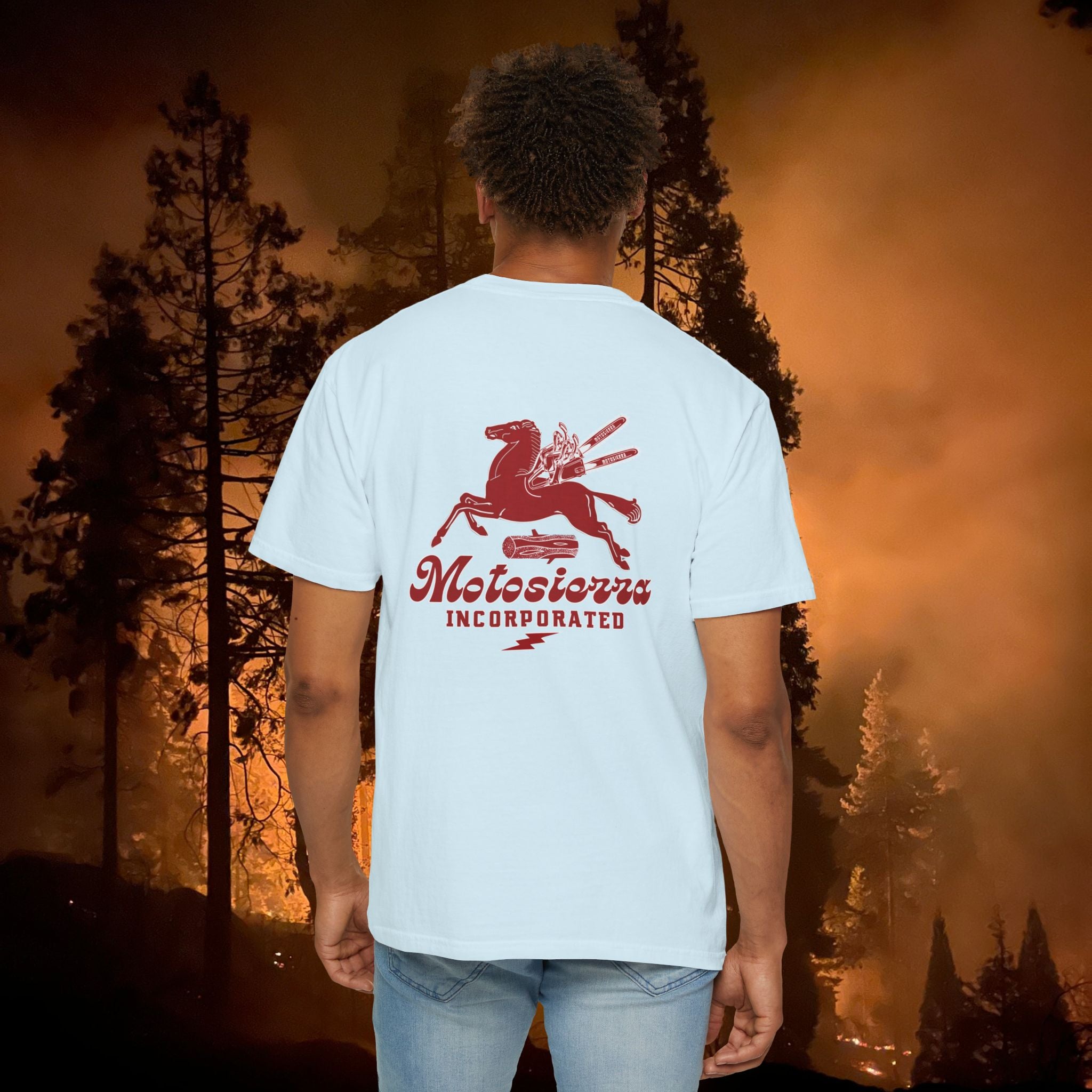 Pegasus Unisex Garment-Dyed T-shirt