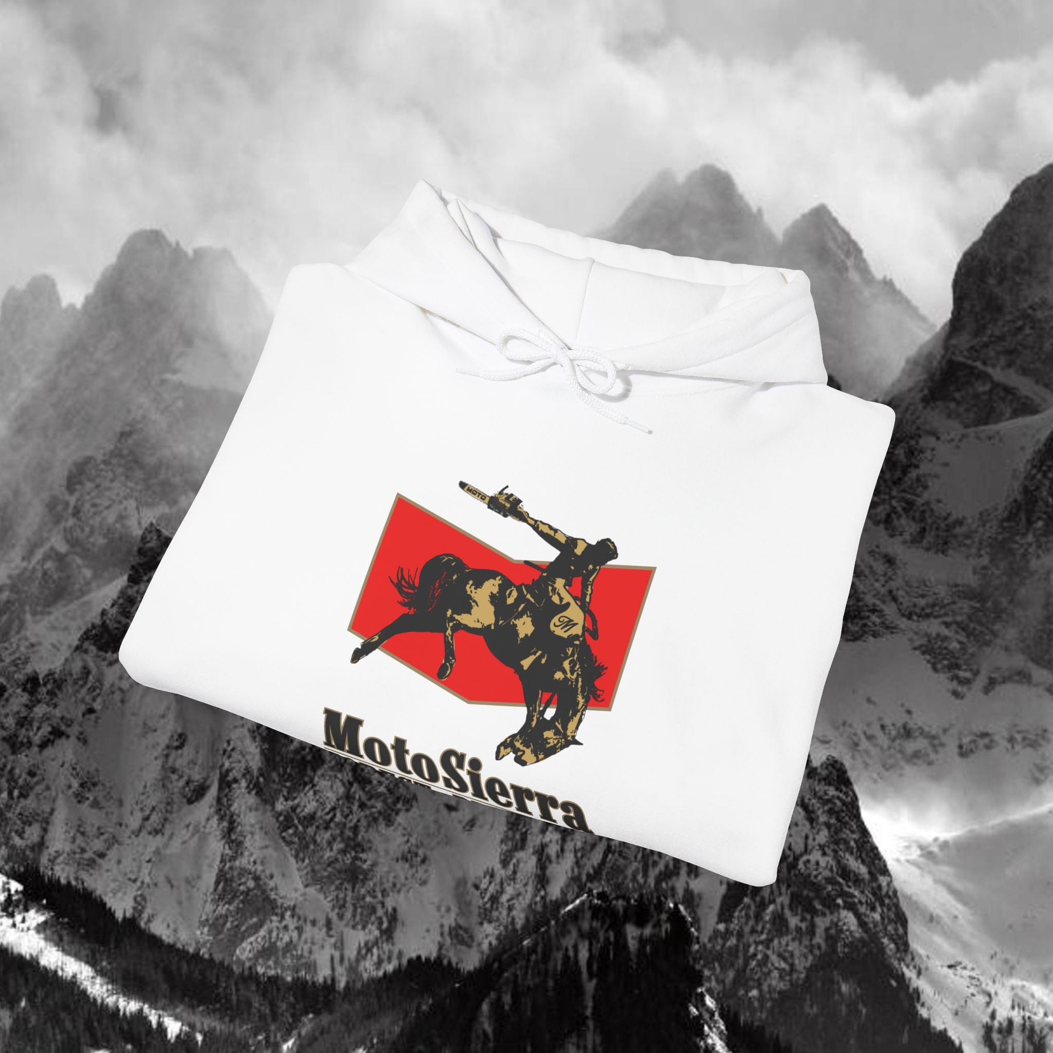 Moto Cowboy Heavy Blend Hoodie