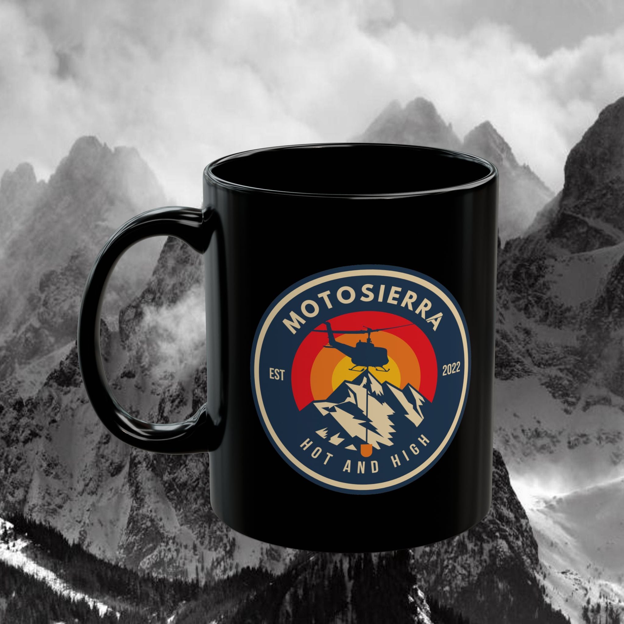 Hot & High Black Mug (11oz, 15oz)