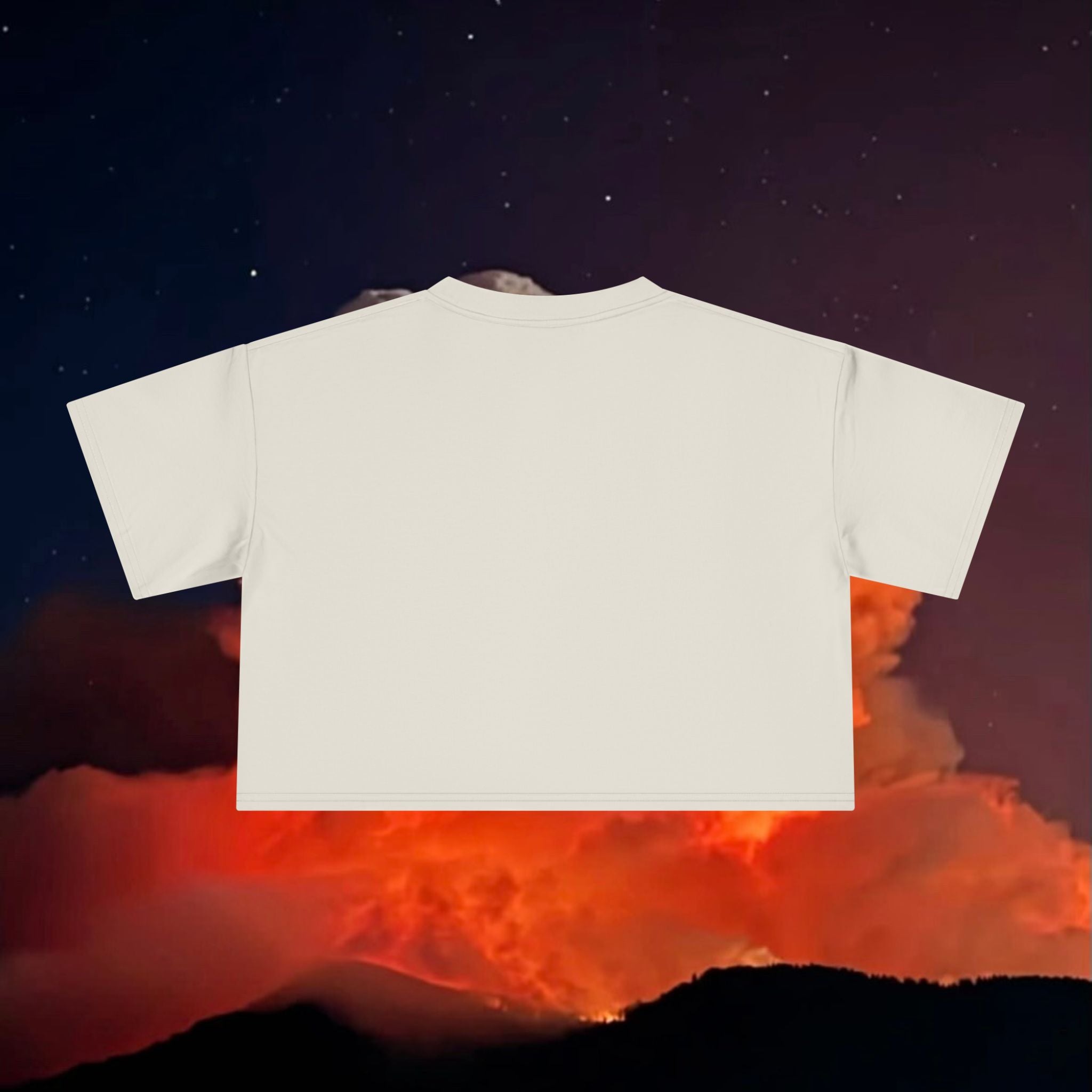 Bear Skull Women's Crop Tee