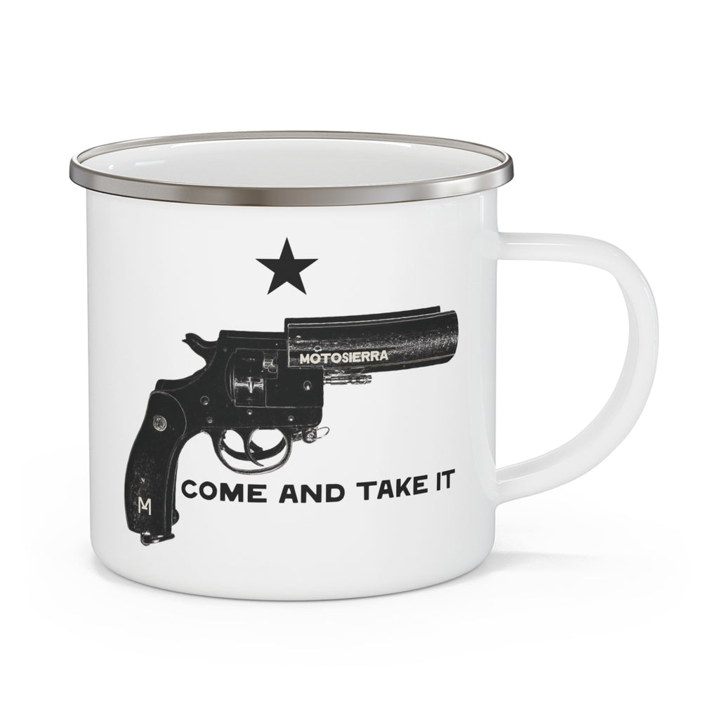 Come And Take It Enamel Camping Mug