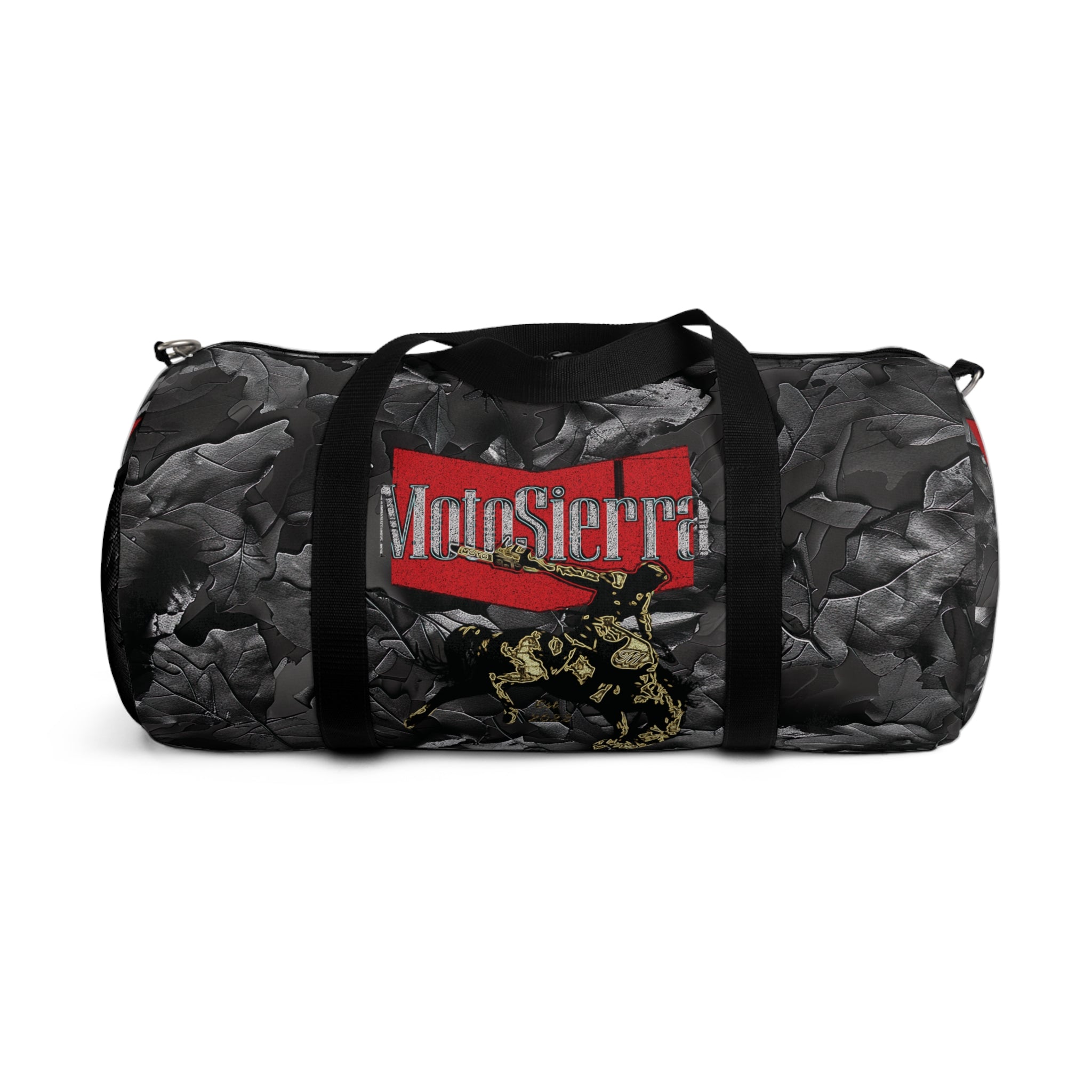 Gray Leaf Camo Duffel Bag