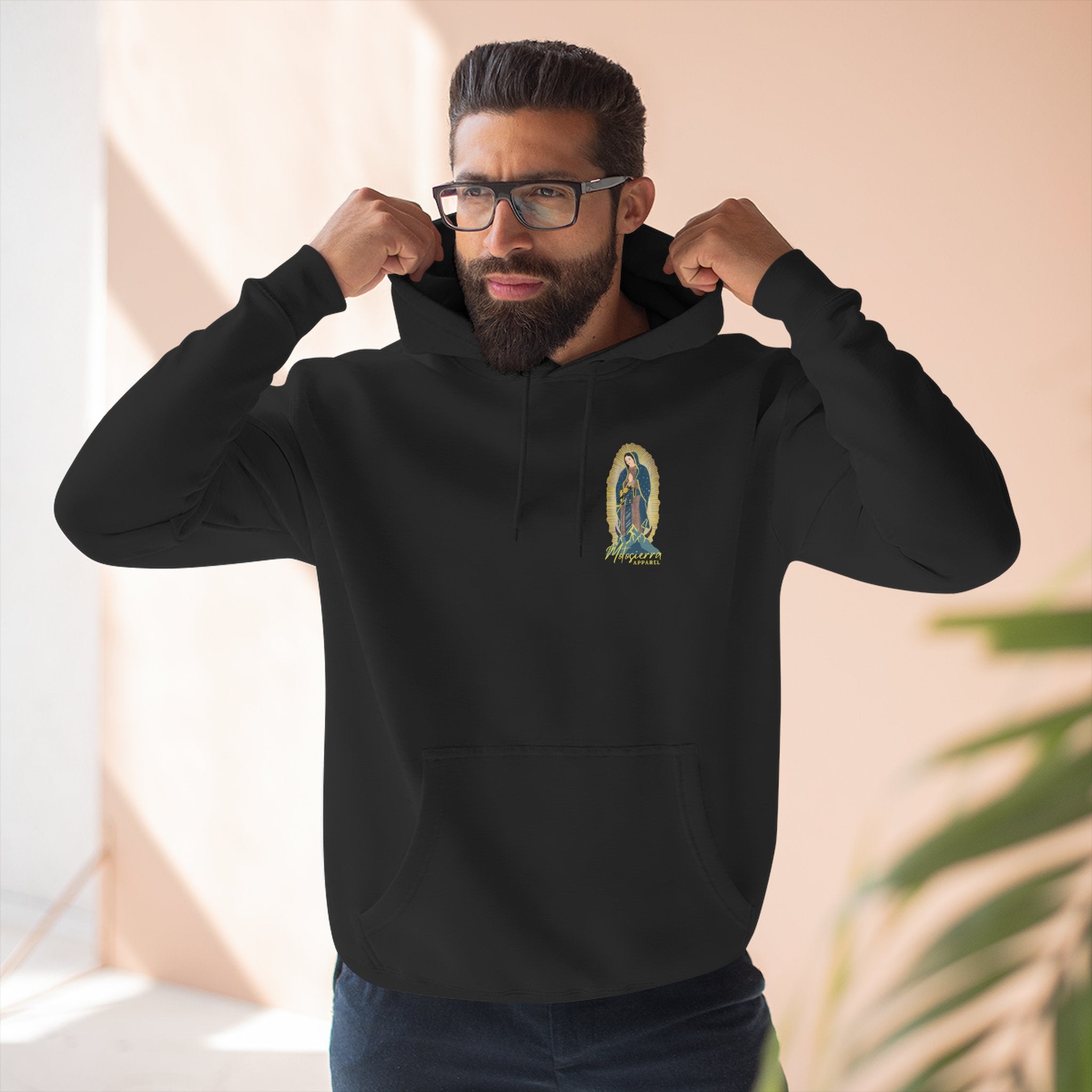 Guadalupe Three-Panel Fleece Hoodie