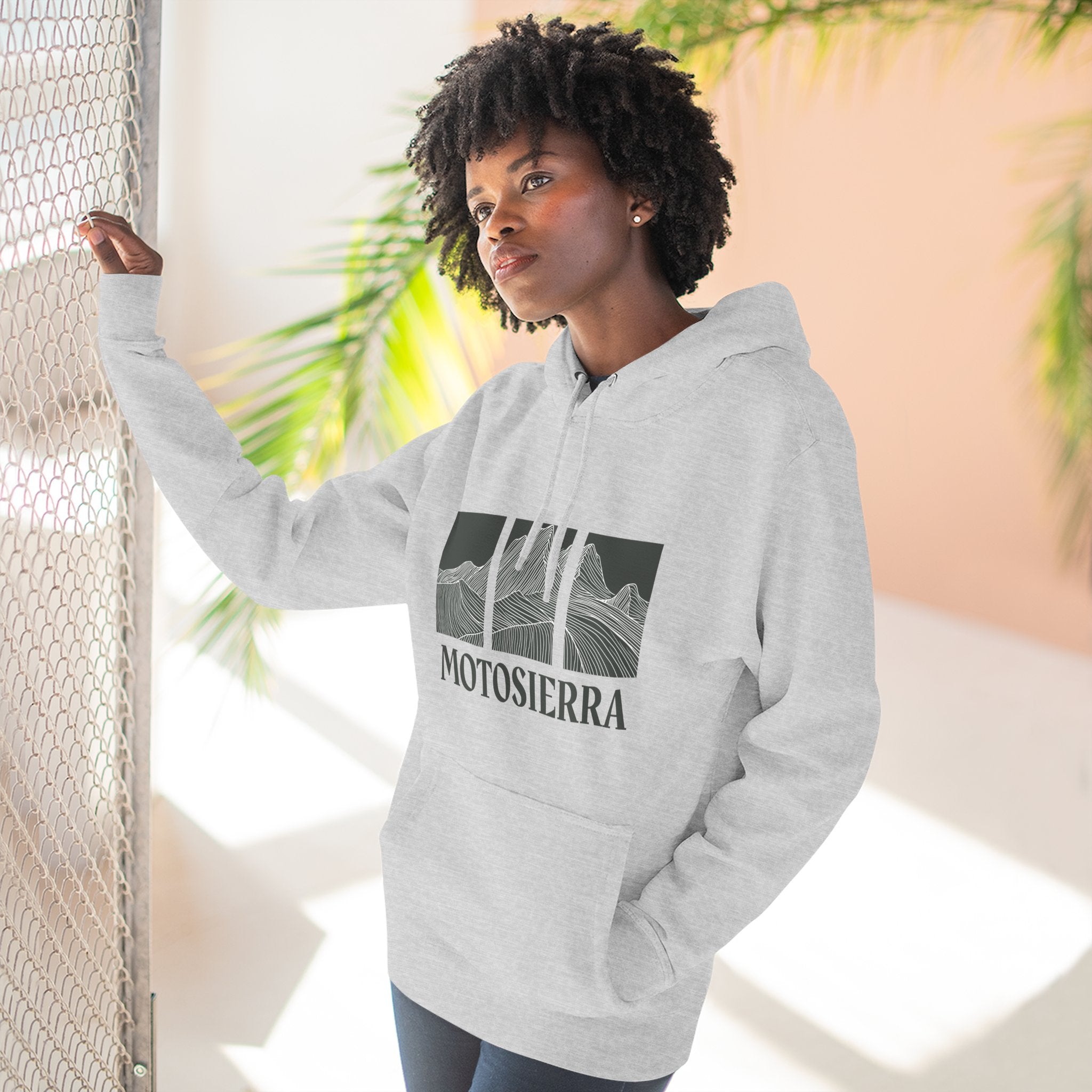Bowden Three-Panel Fleece Hoodie