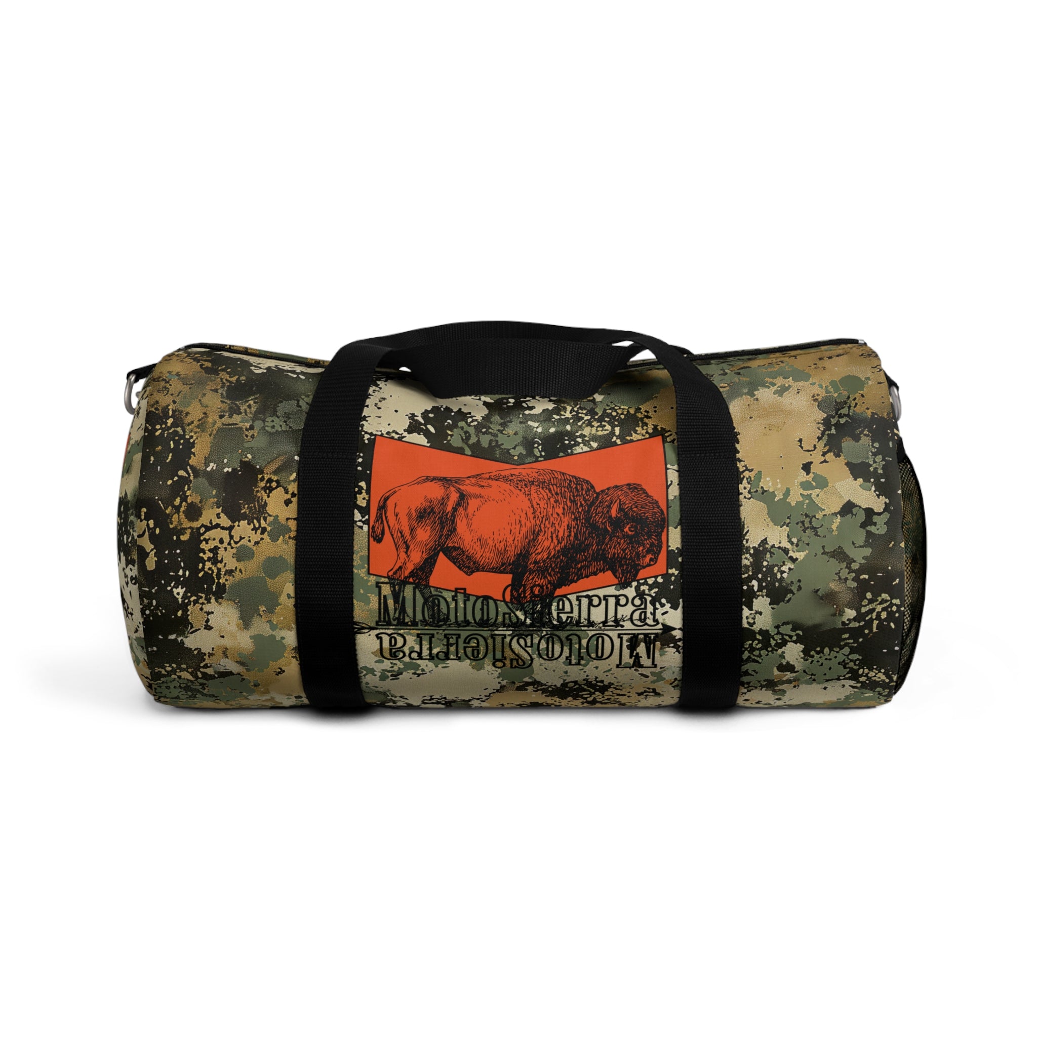 Bison Logo Flecktarn Duffel Bag