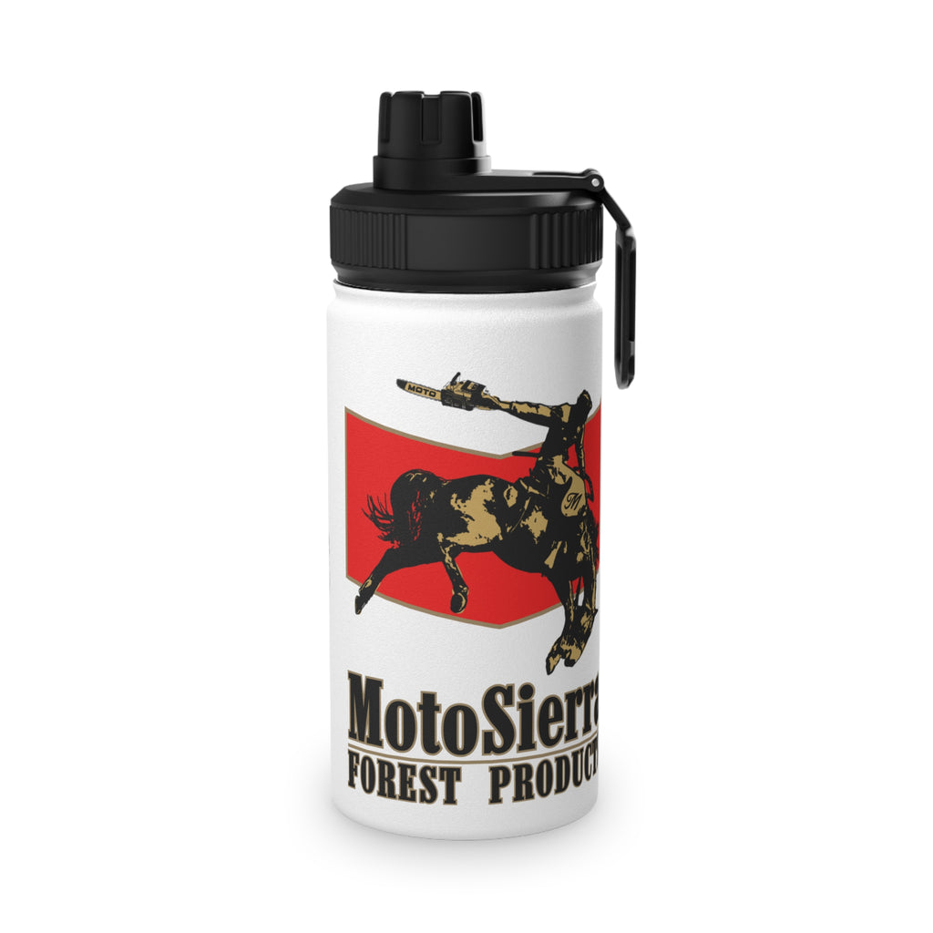 MotoSierra Stainless Steel Water Bottle, Sports Lid, Gym Hydration, Outdoor Adventure, Travel Companion,