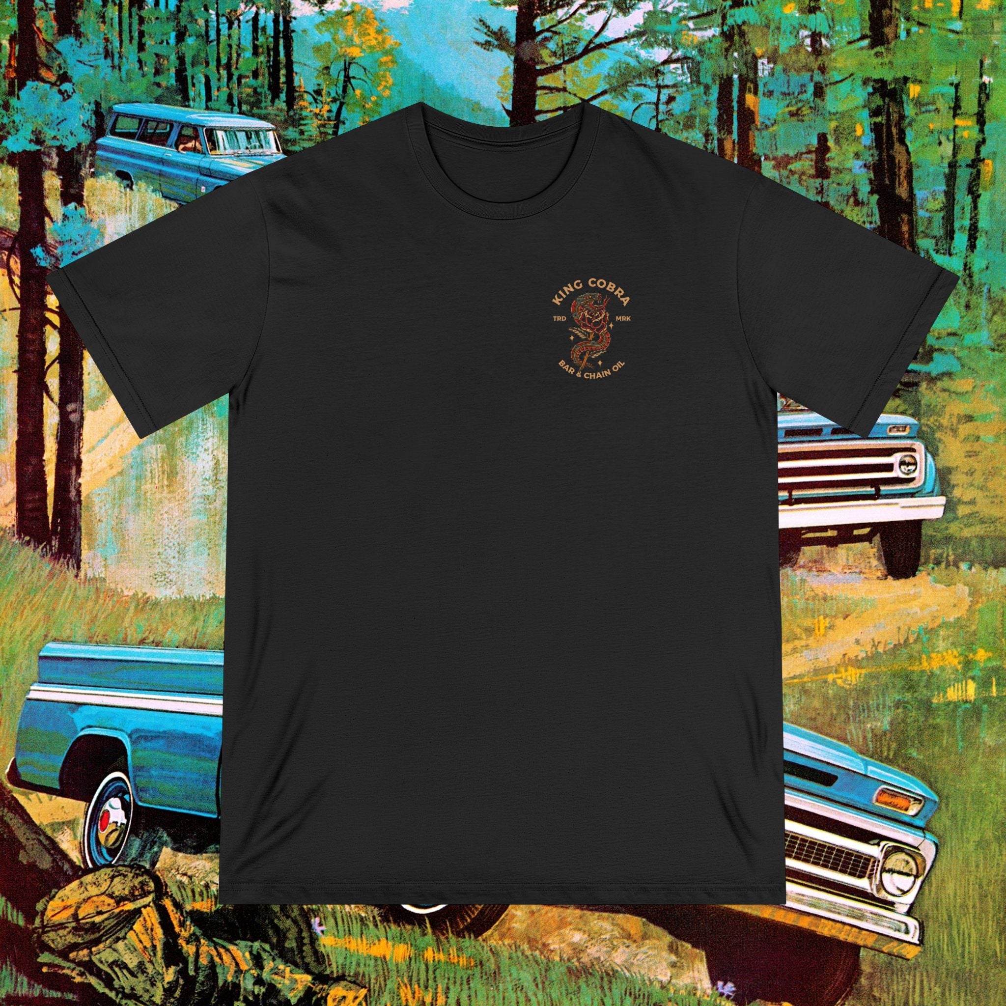 King Cobra Bar Oil Organic Staple T-shirt