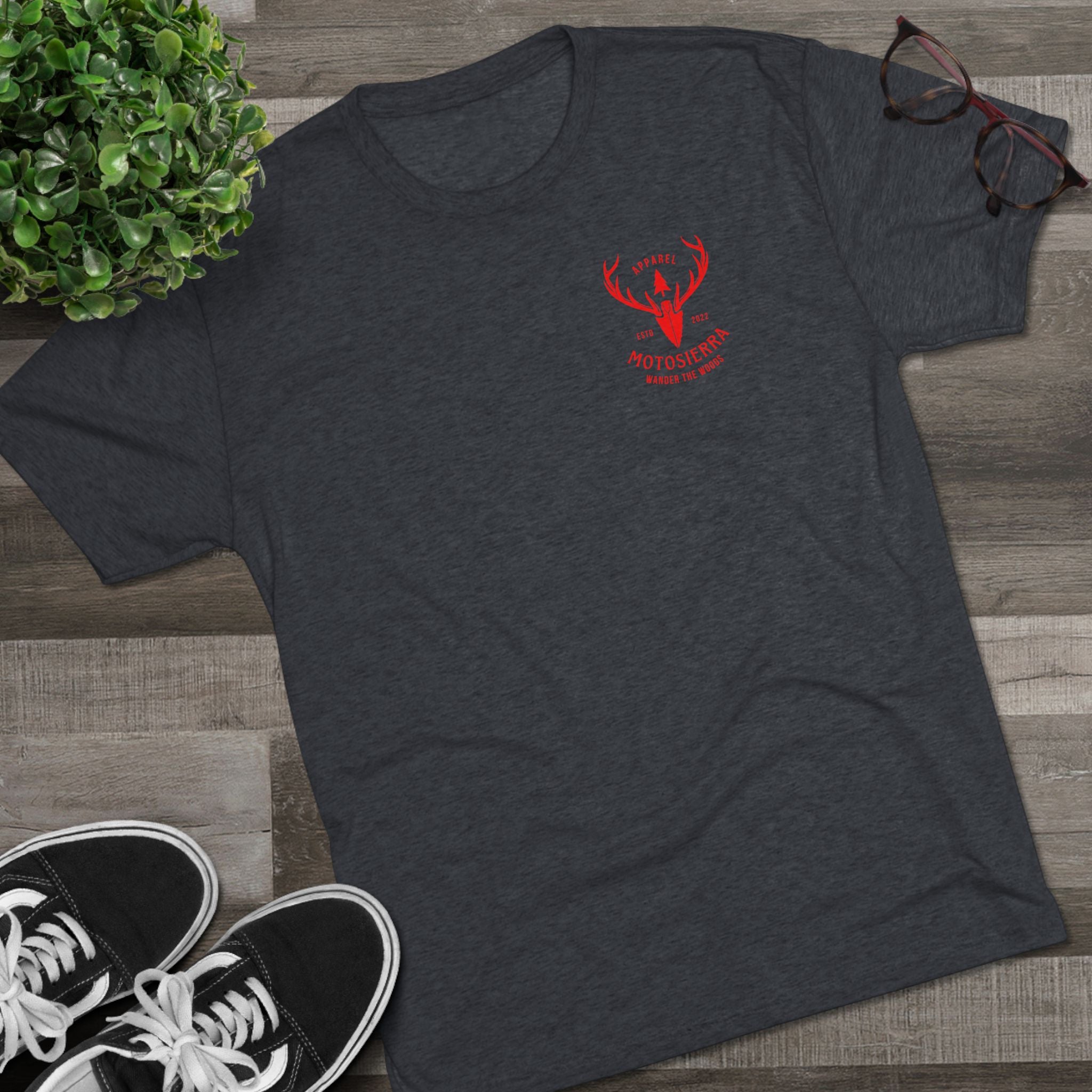 Antler Logo Unisex Tri-Blend Crew Tee