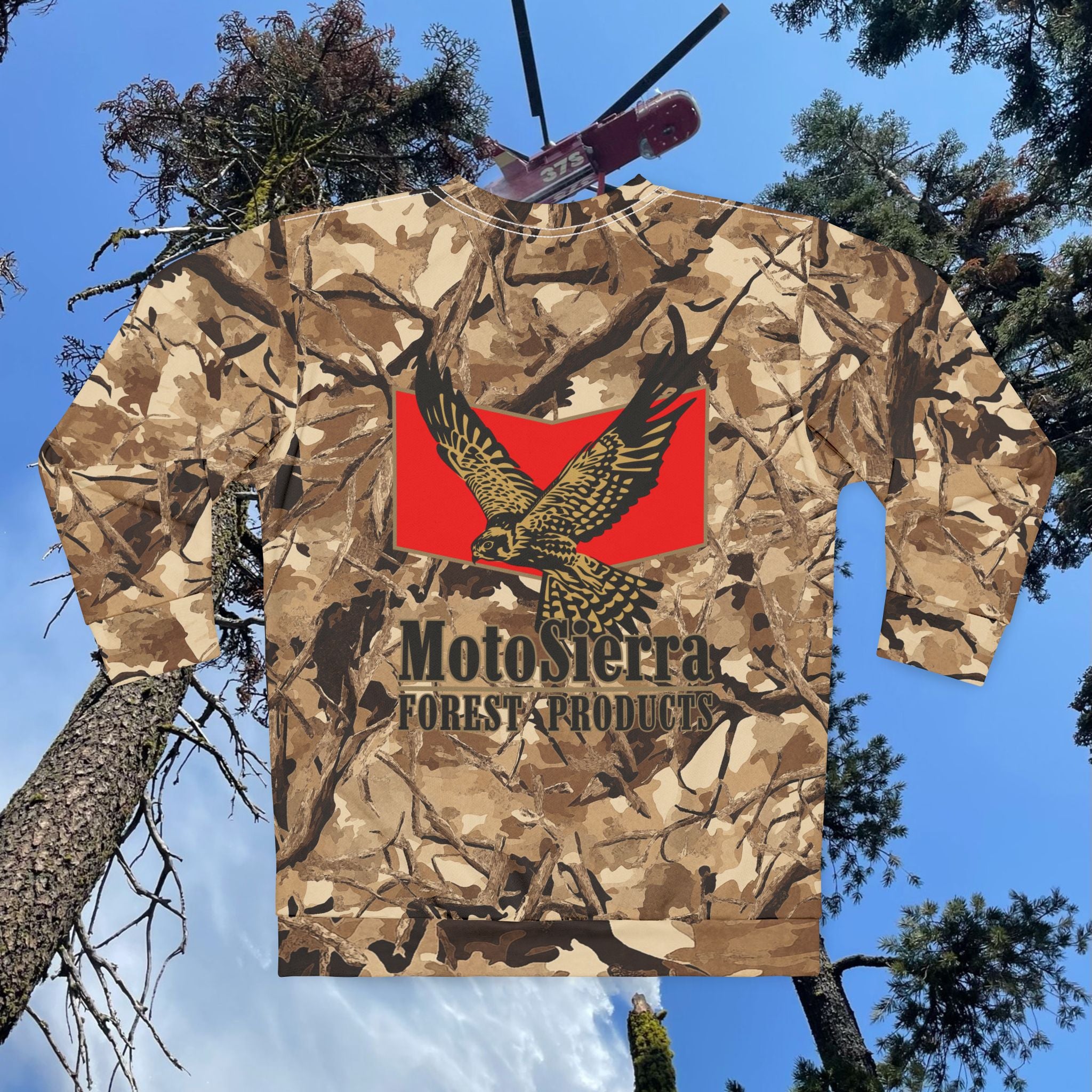 Hi-Res Camo Sweatshirt, Unisex Camo Sweater