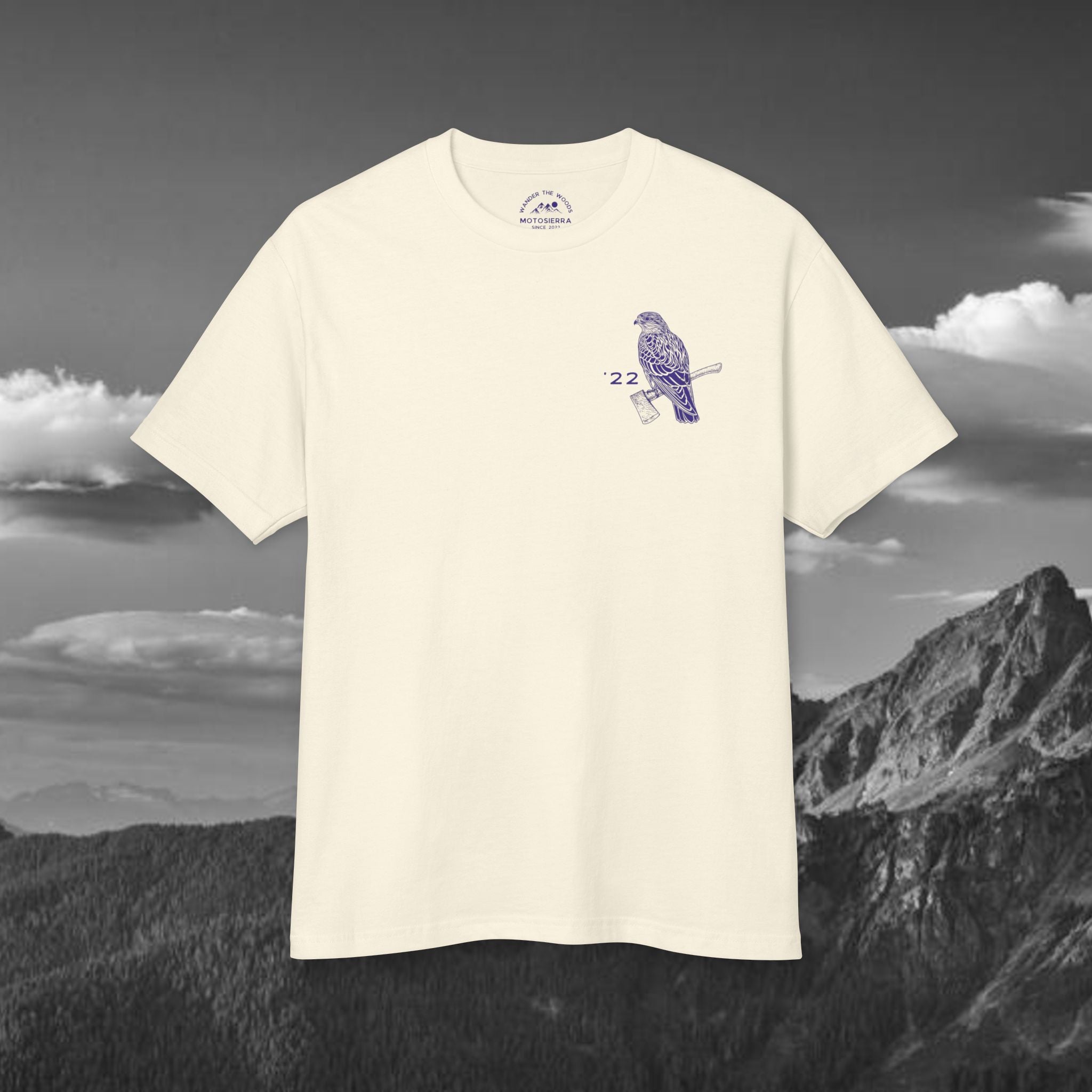 Peninsula Unisex Heavyweight Cotton T-Shirt, Hiking Gift, Outdoor Adventure Apparel, Bird Watchers Top