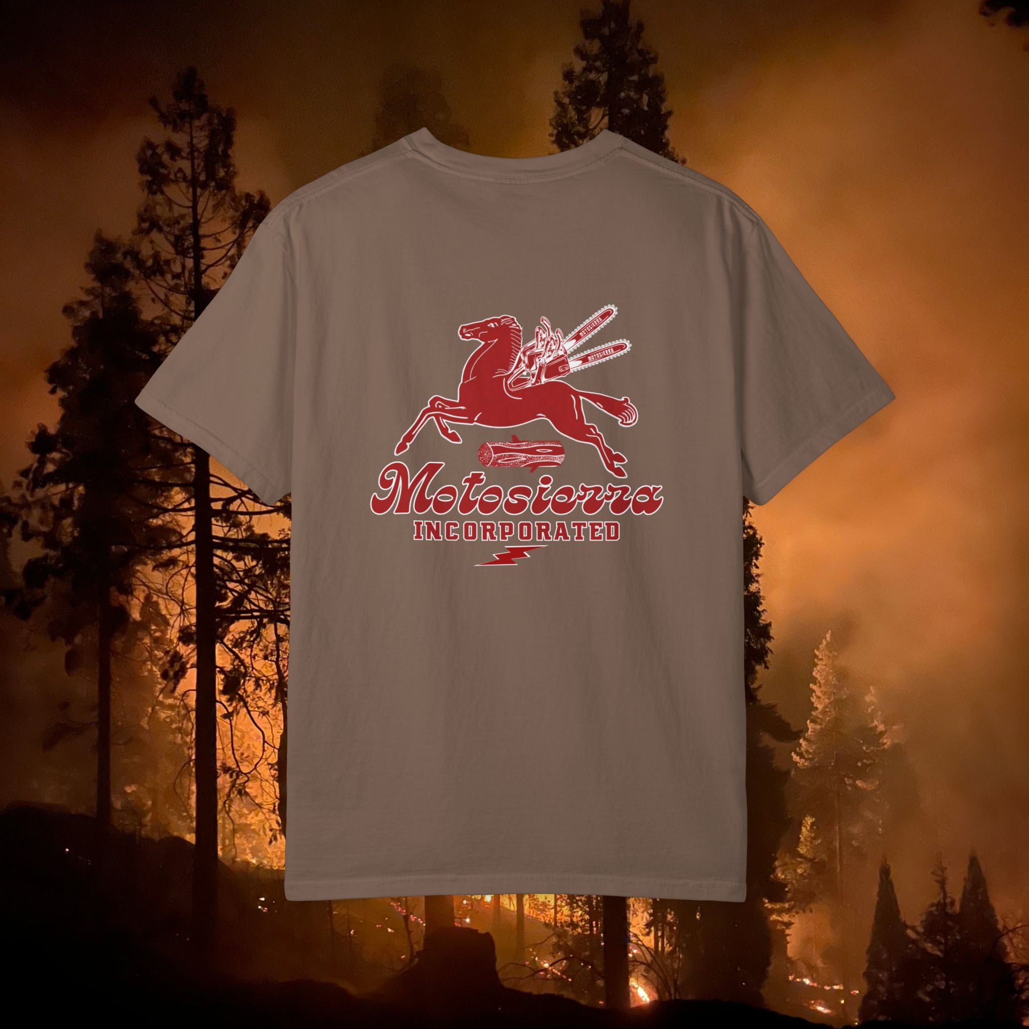 Pegasus Unisex Garment-Dyed T-shirt