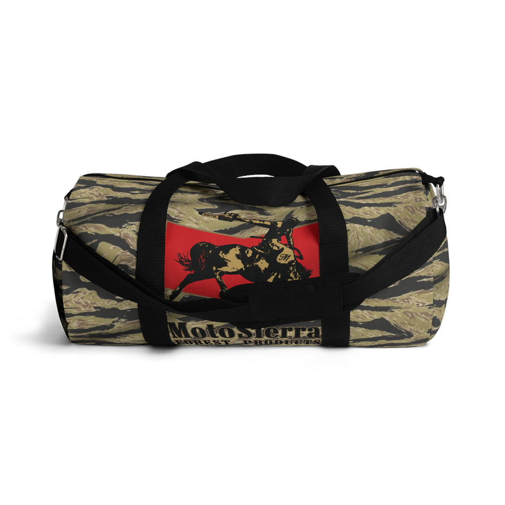 Gold Tiger Cowboy Logo Motosierra Adventure Duffel Bag