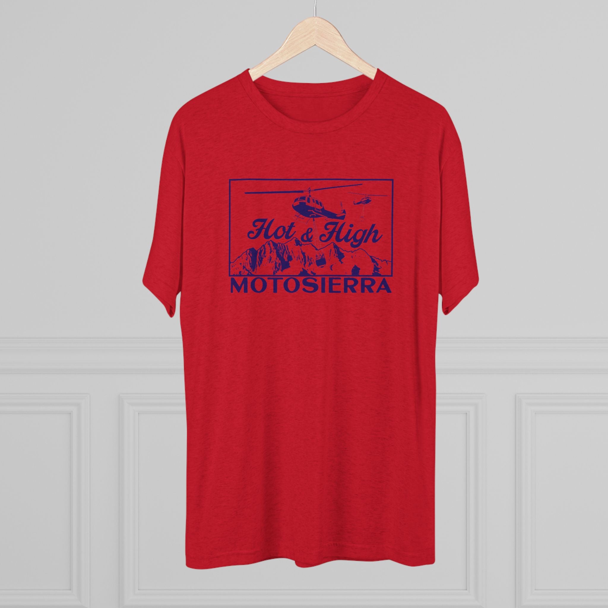 Hot & High Unisex Tri-Blend Crew Tee
